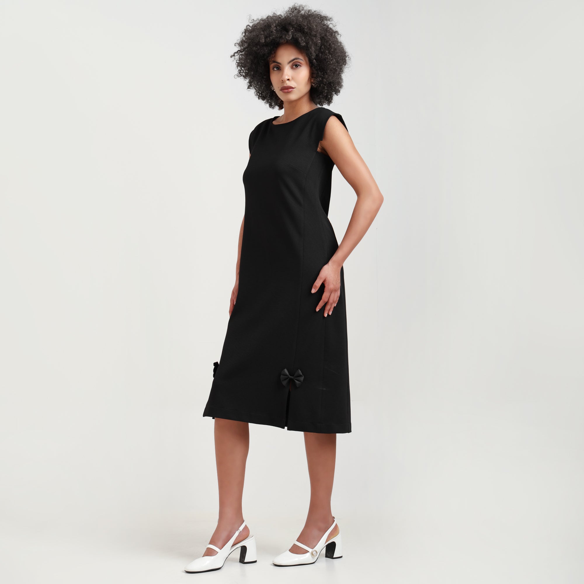 Black Textured Dress