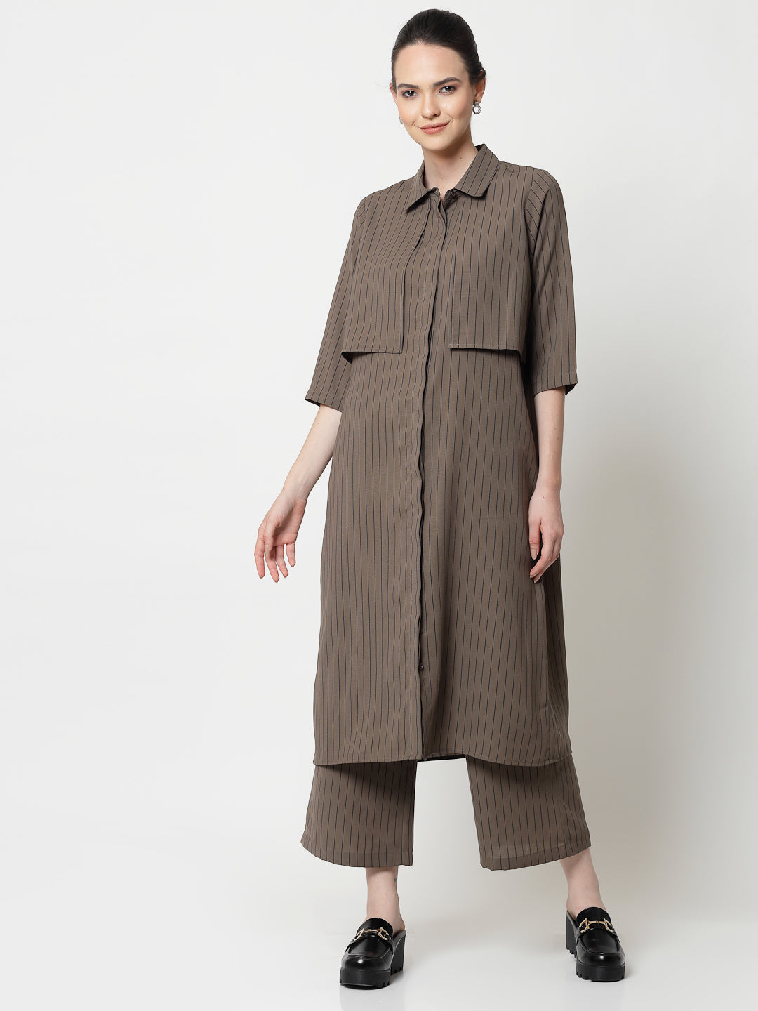 Buy Beige Long Dresses for Women-4