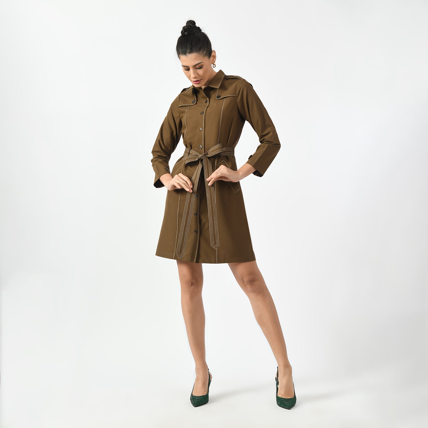 Brown Trench Coat for Women