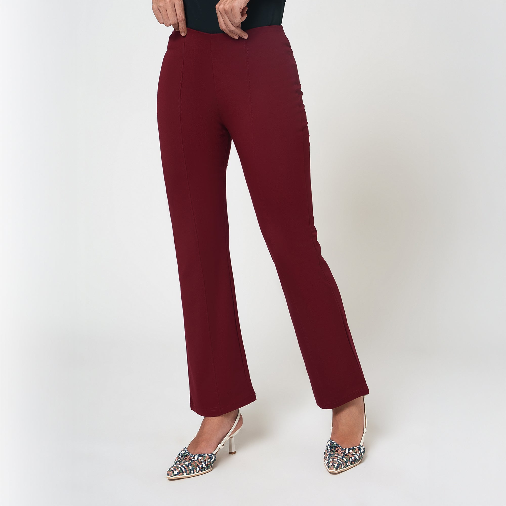 Maroon Lycra Pant