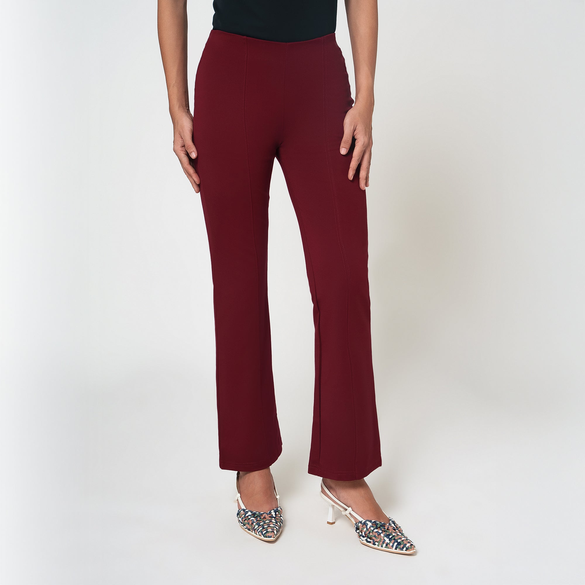 Maroon Lycra Pant