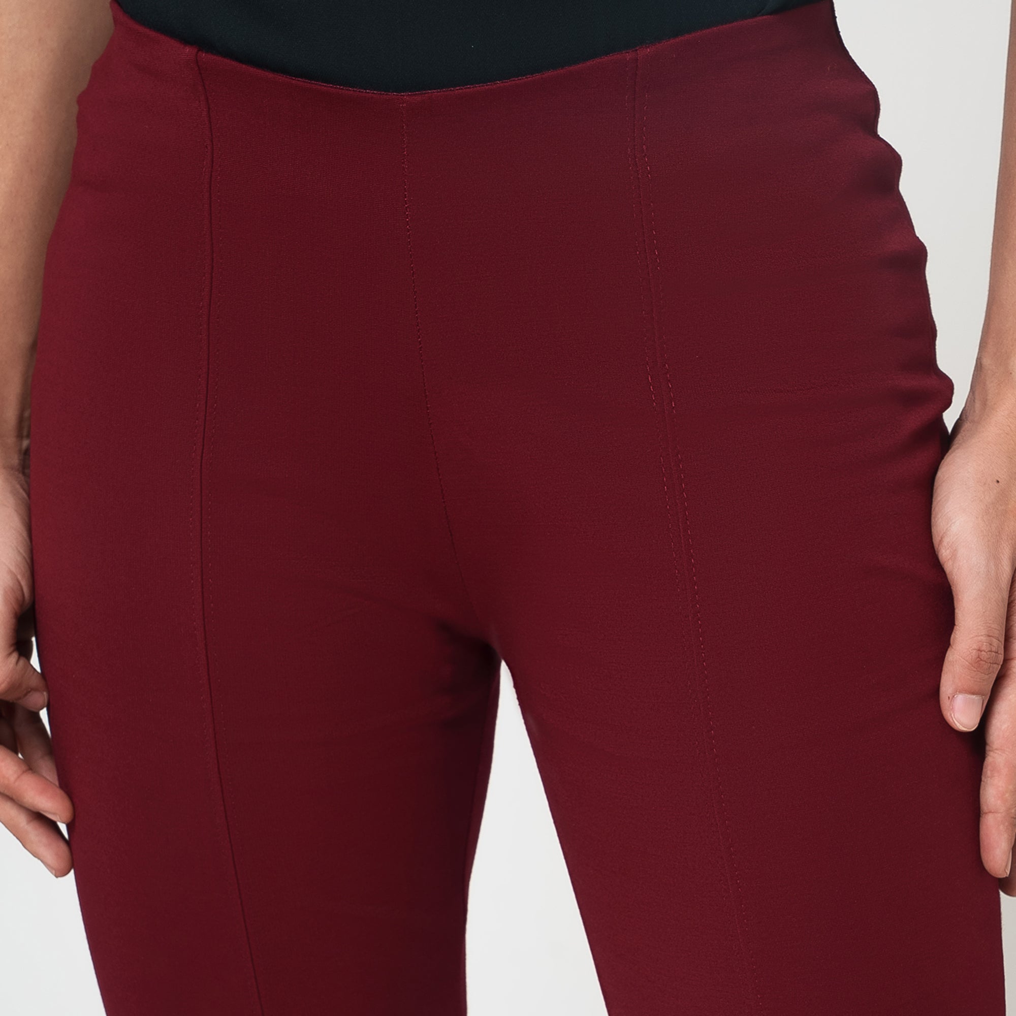 Maroon Lycra Pant