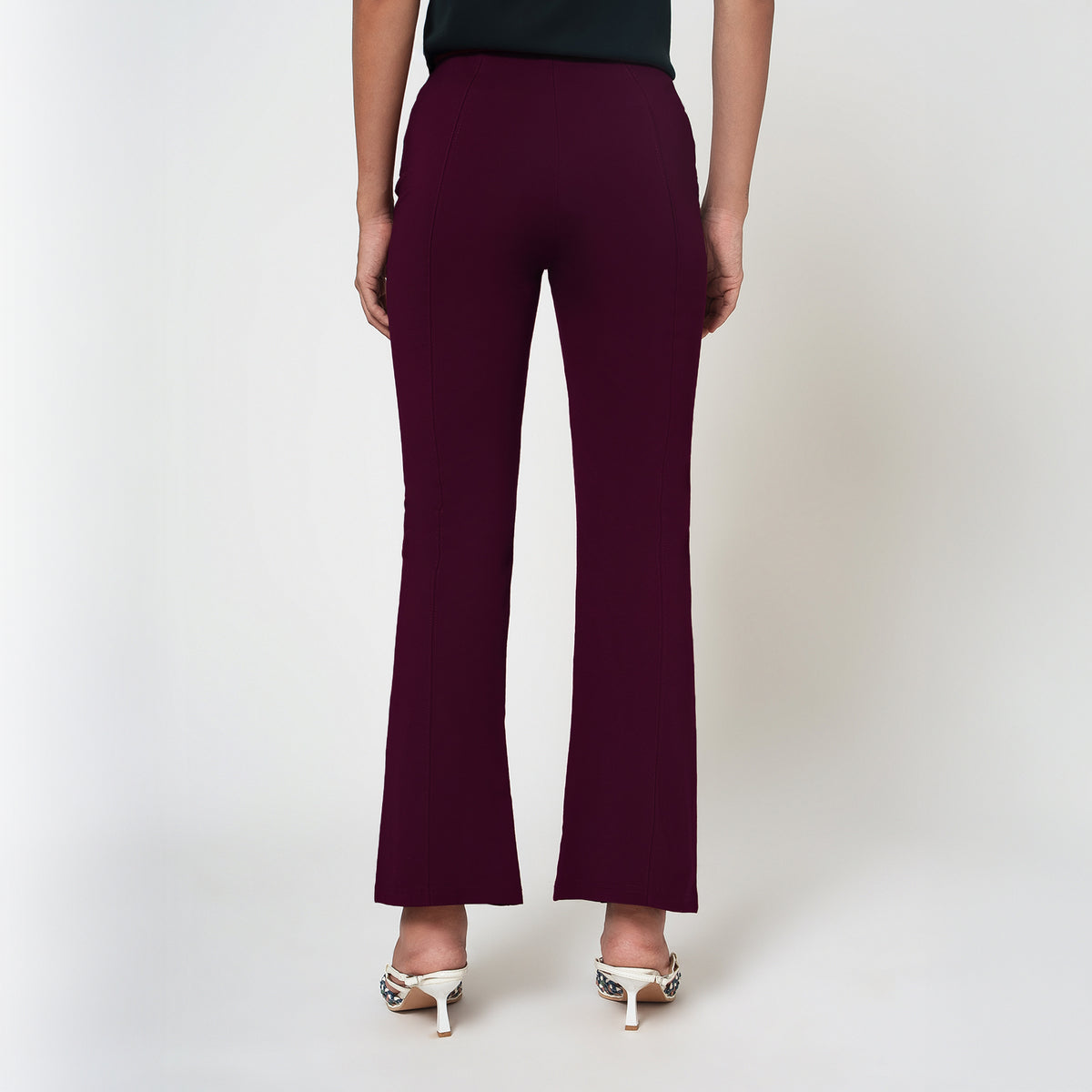 Wine Lycra Pant