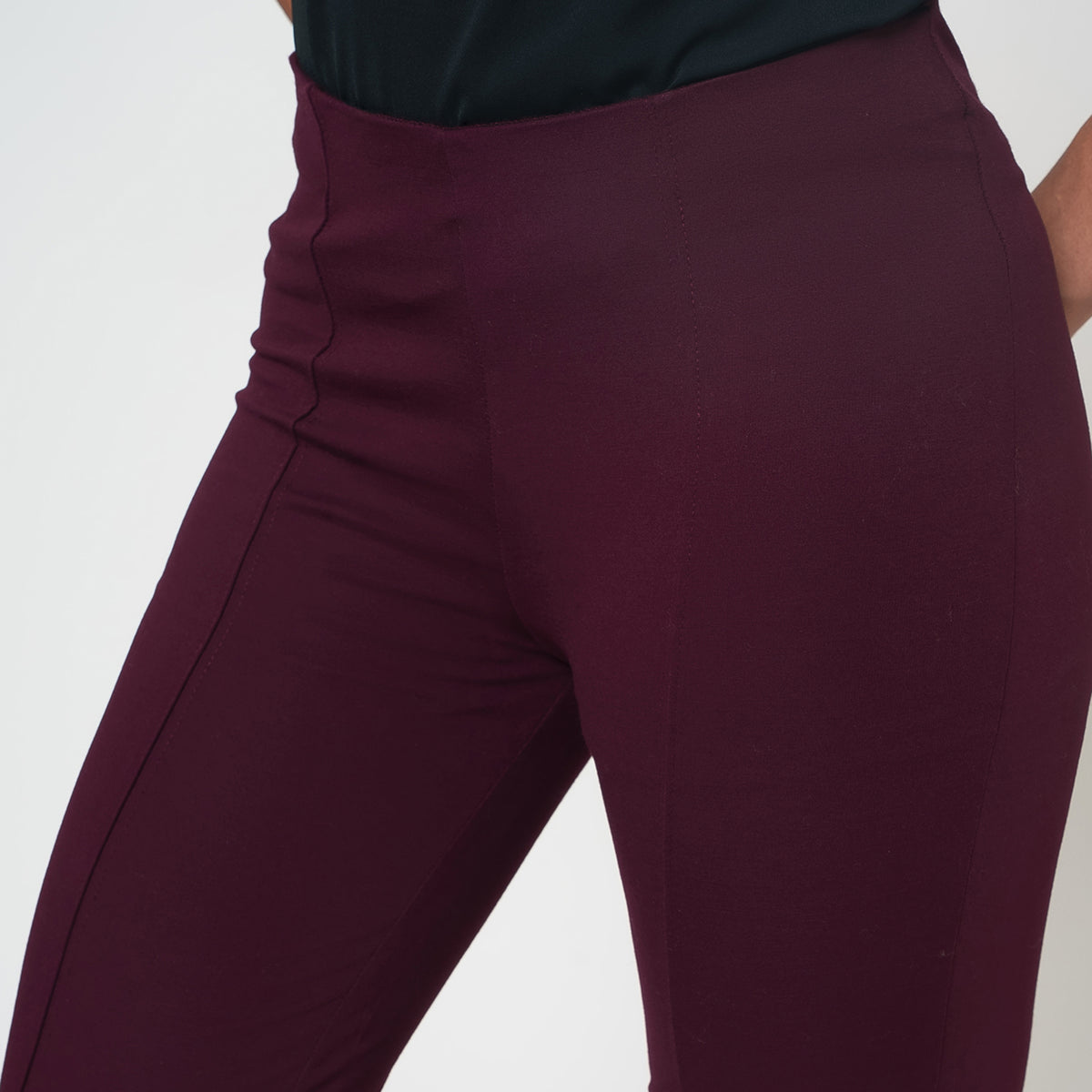 Wine Lycra Pant