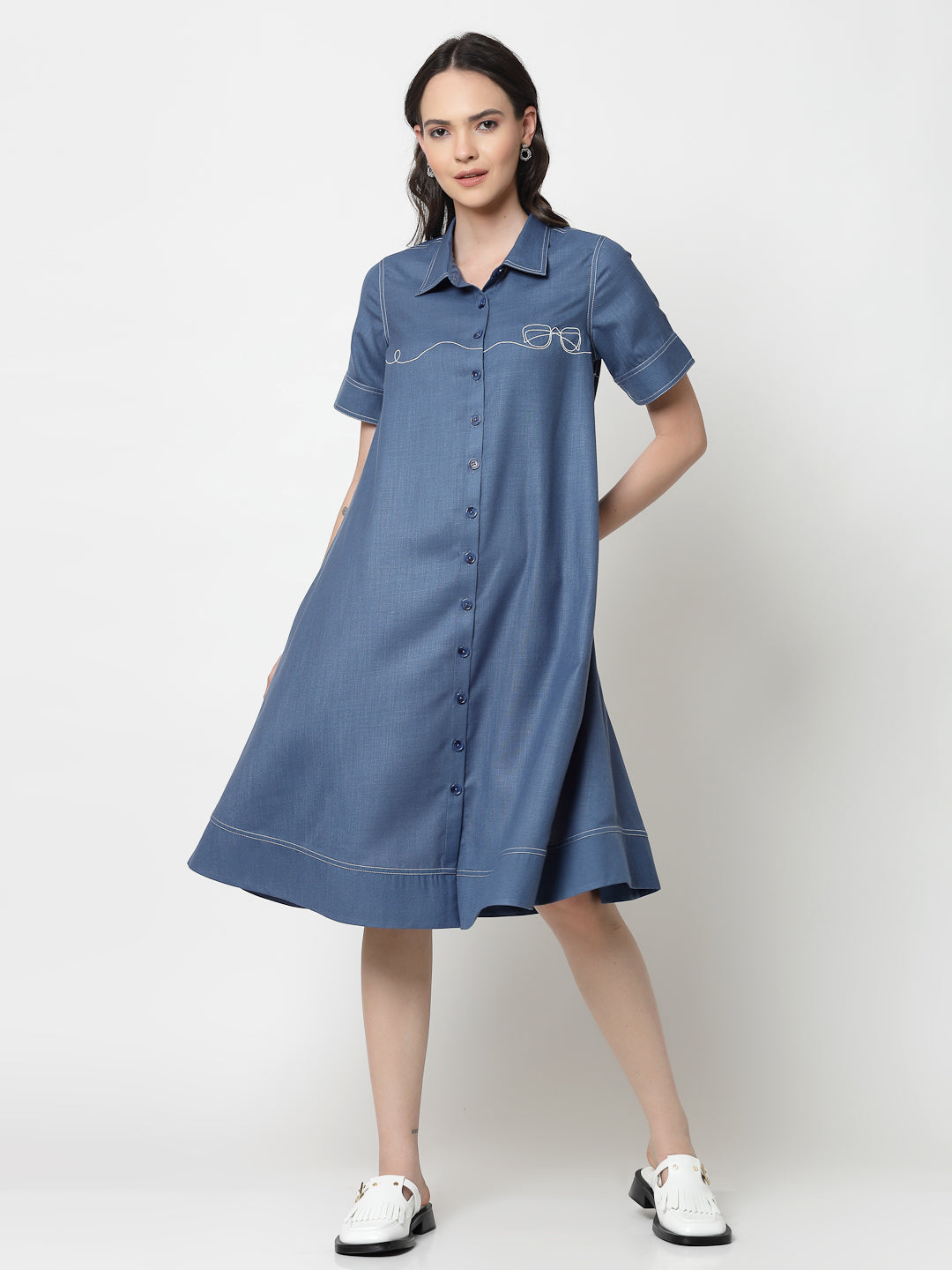 Buy Dark Blue Dresses for Women-2