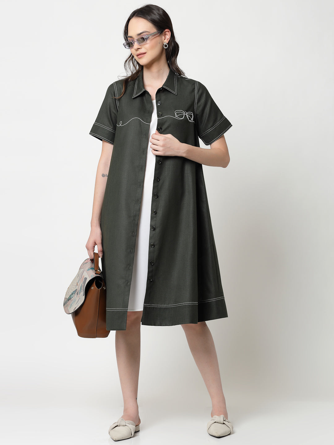Buy Dark Green Dresses for Women
