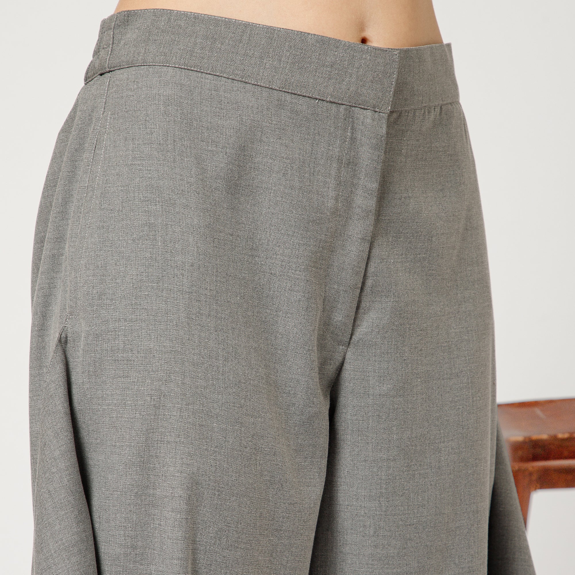 Light Grey Flap Pant