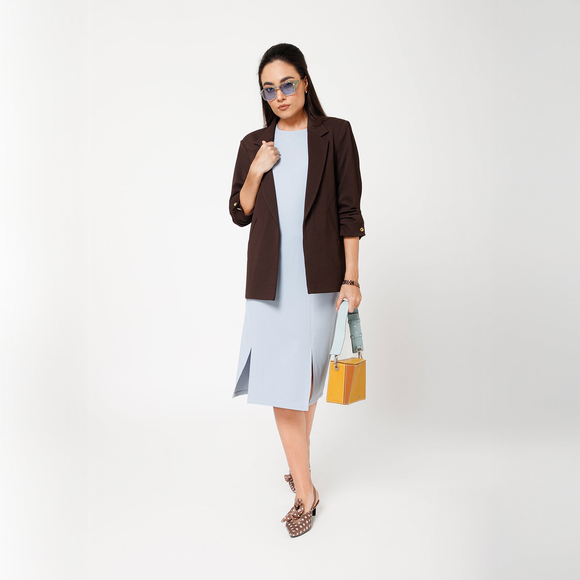 Saree Jute Beige Dengan Mutiara