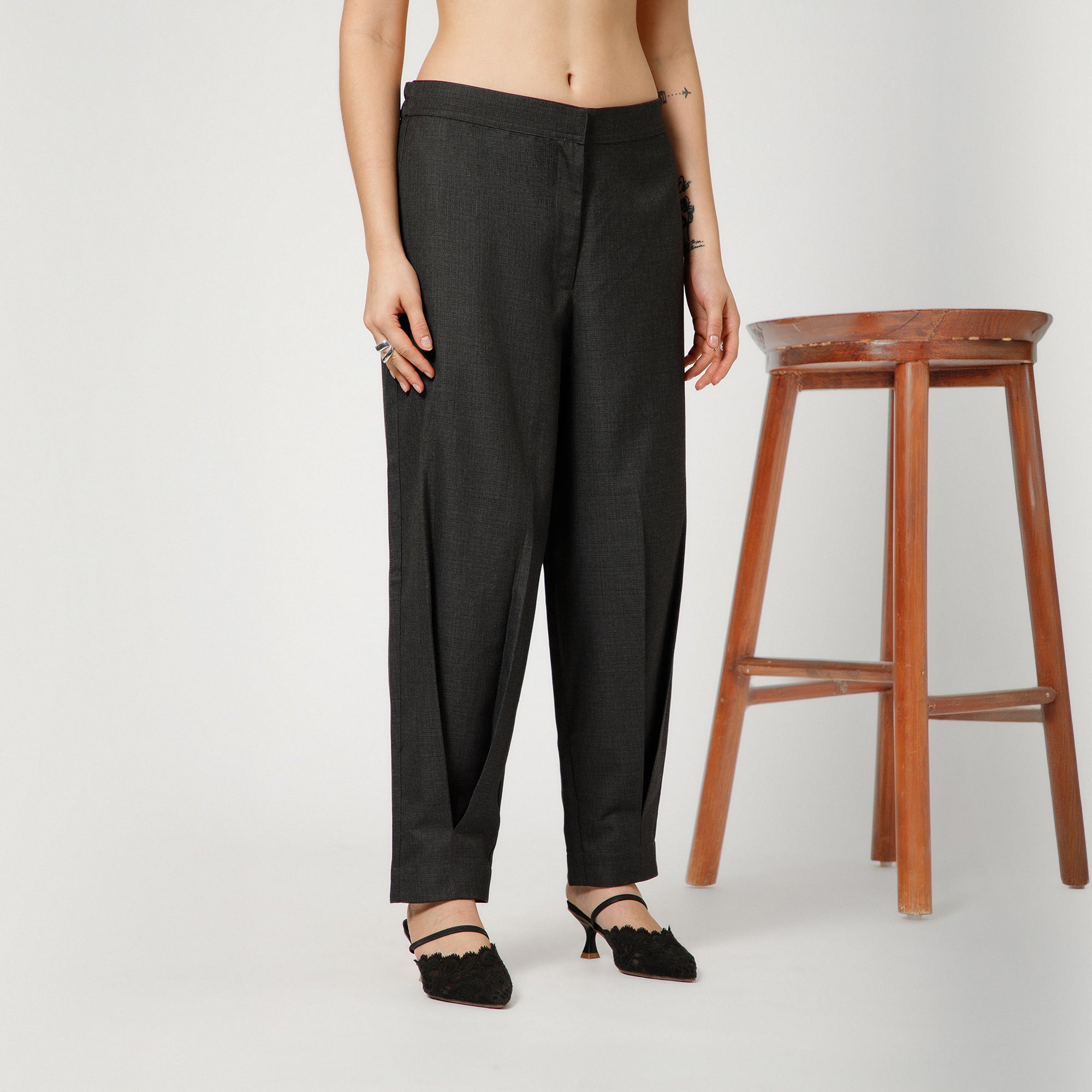 Dark Drey Oversized Pant