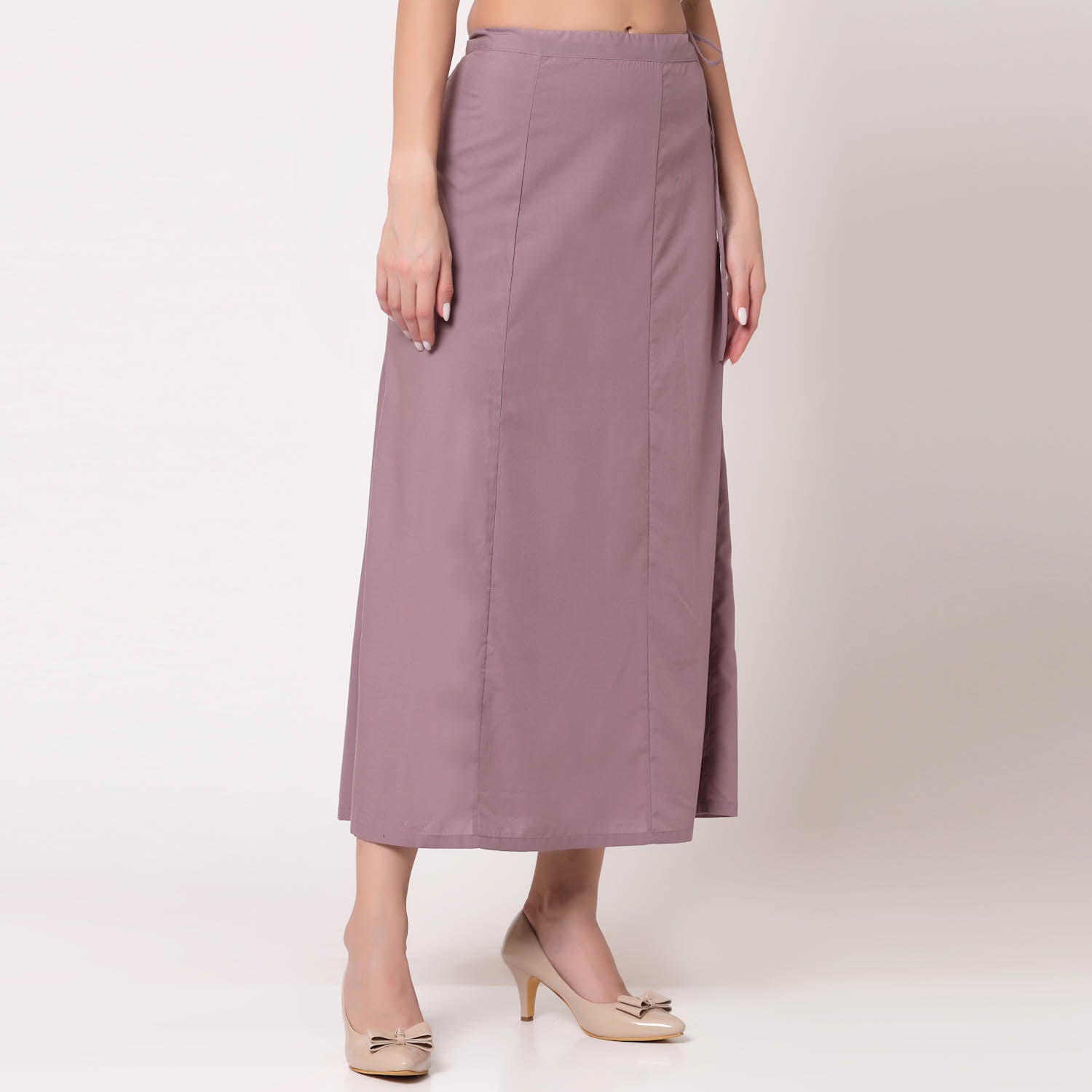 Lavender Petticoat, Comfortable Petticoats for Sarees—Office-Ready Essentials