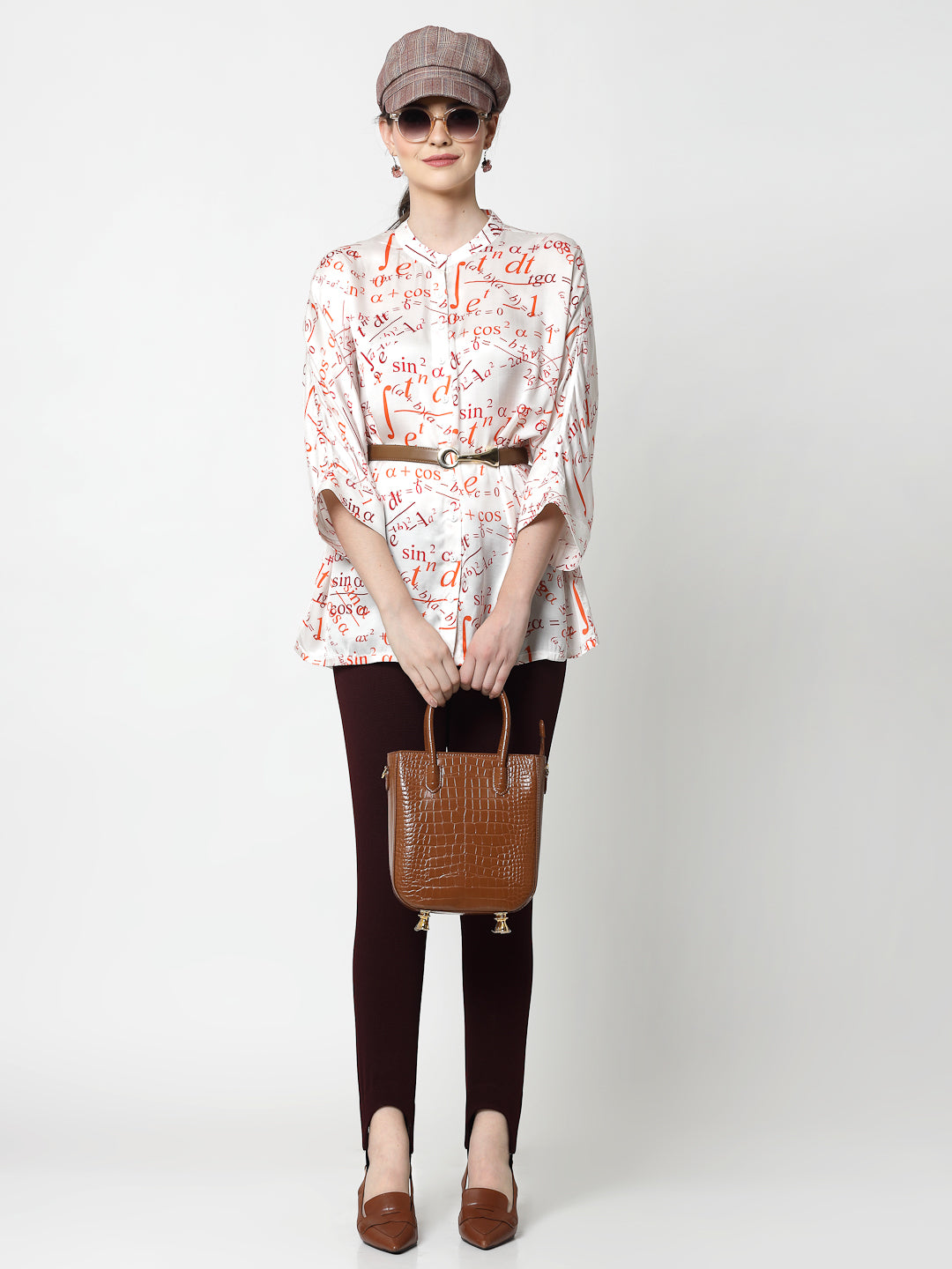 Maroon Lycra Pant With Foot Straps, formal pants
loose pants for women