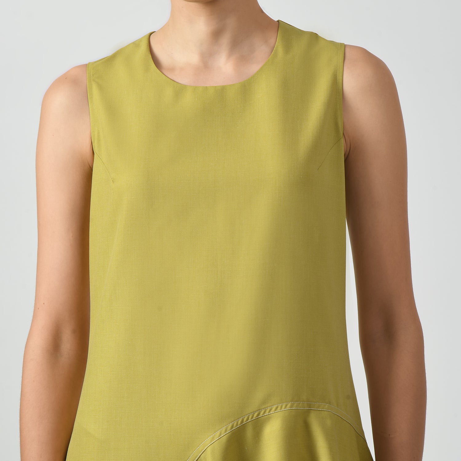 Mustard Asymetrical Dress, mustard dress, asymetrical dress, dress for women, stylish dress for women, one piece for women dress, office wear women