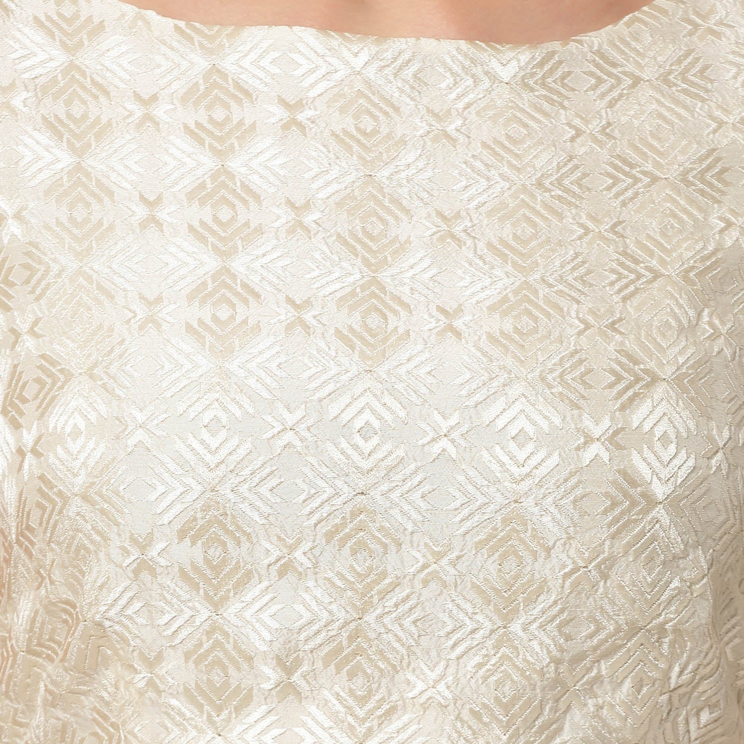 Off-White Embroidered Blouse, Stylish Blouses for Sarees—Perfect for Office Wear