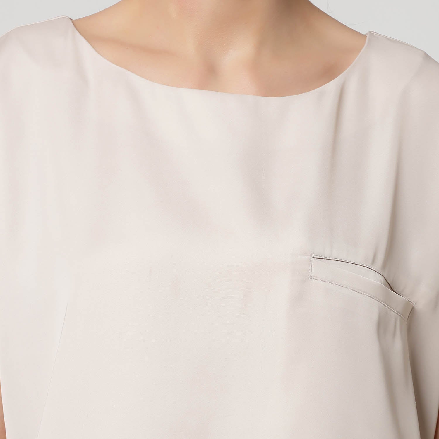 Off White Top With Quilting & Pocket, formal tops for women
tops for women stylish
office dress for women
stylish tops for women