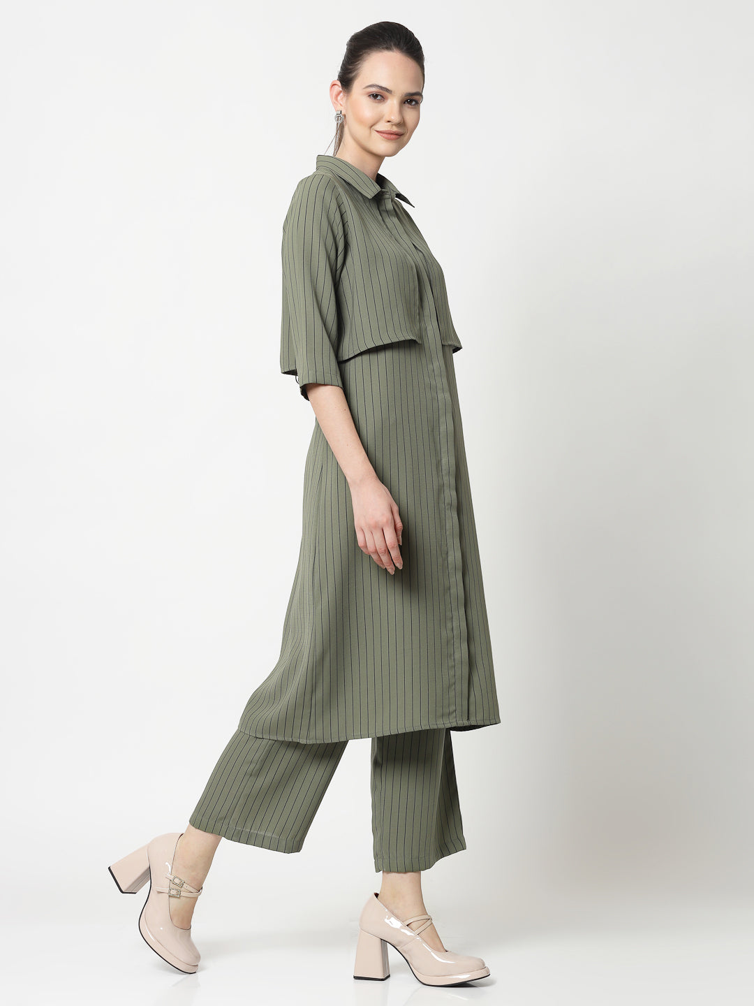 Buy Olive Long Dresses for Women-2