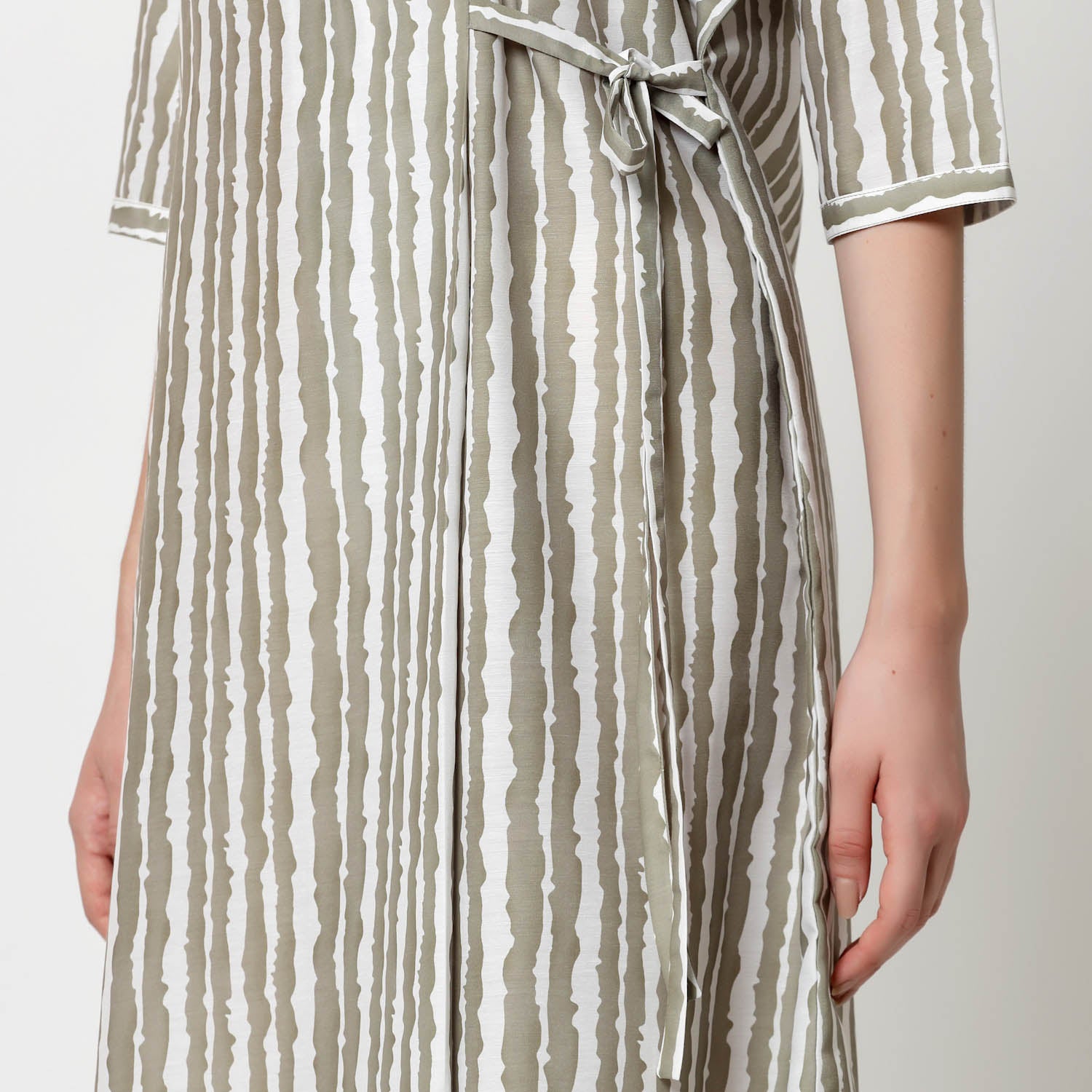 Buy Olive Stripe Tunic for Ladies-6