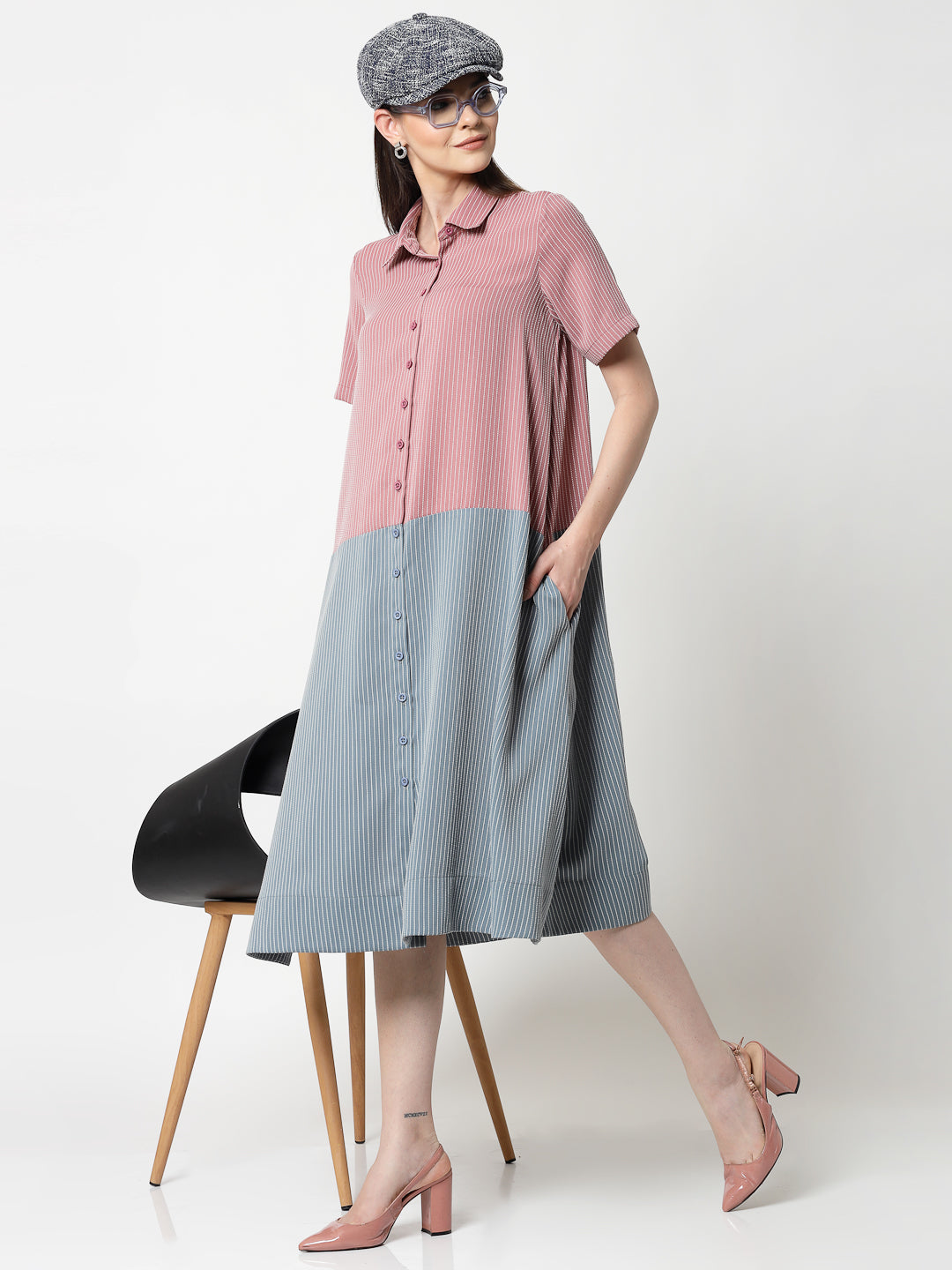 Buy Pink & Blue Dresses for Women