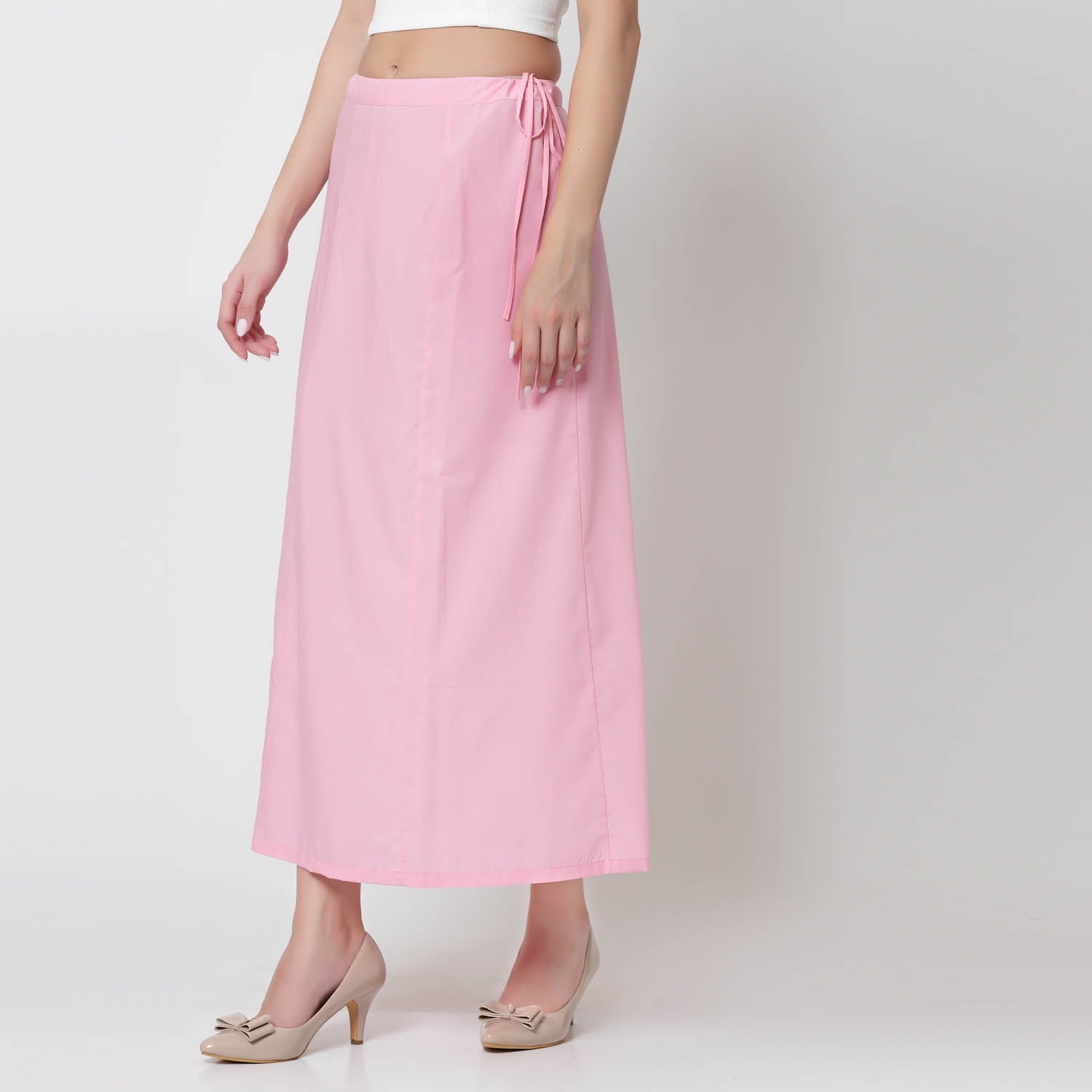 Pink Petticoat, Comfortable Petticoats for Sarees - Office Ready Essentials