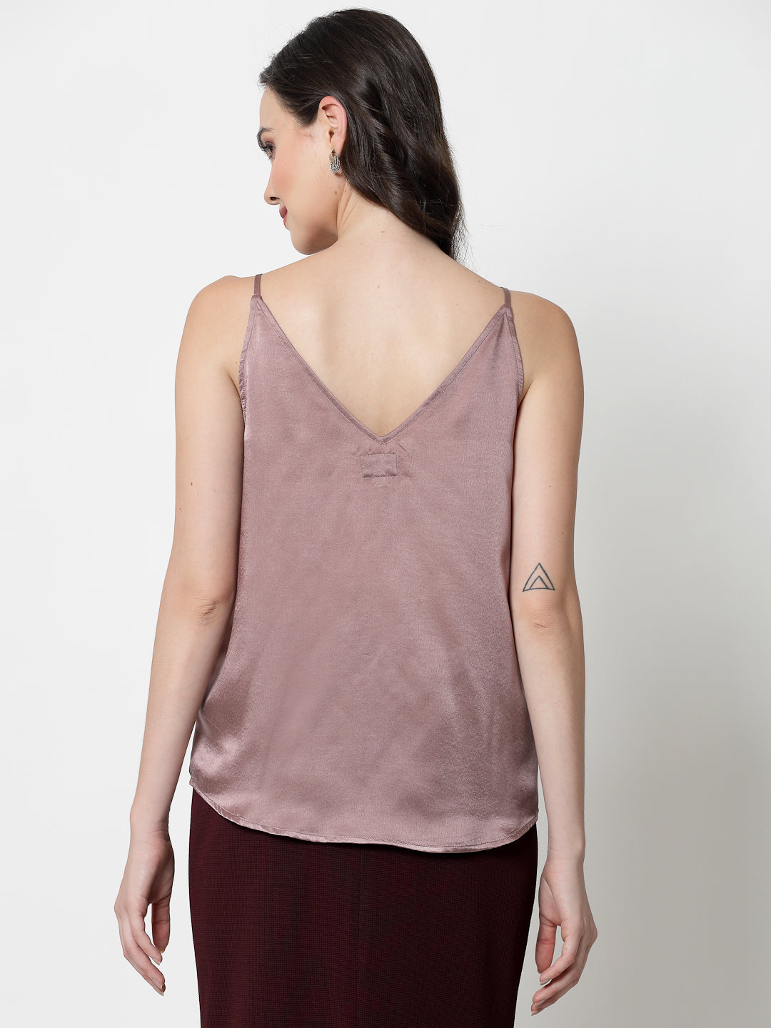 Pink Satin Spaghetti Top, formal tops for women
tops for women stylish
office dress for women
stylish tops for women