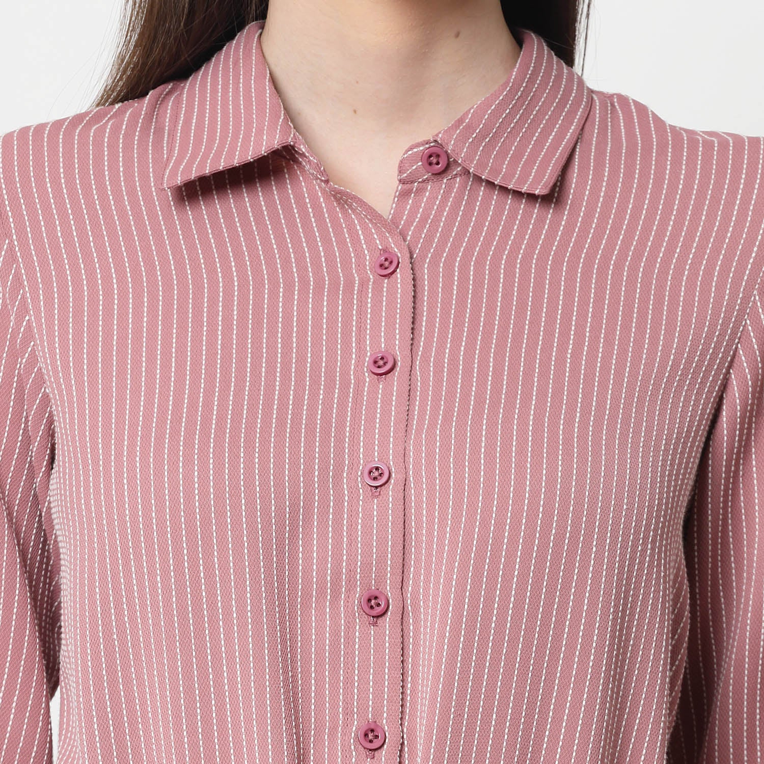 Buy Pink Shirt Tunic for Women -5