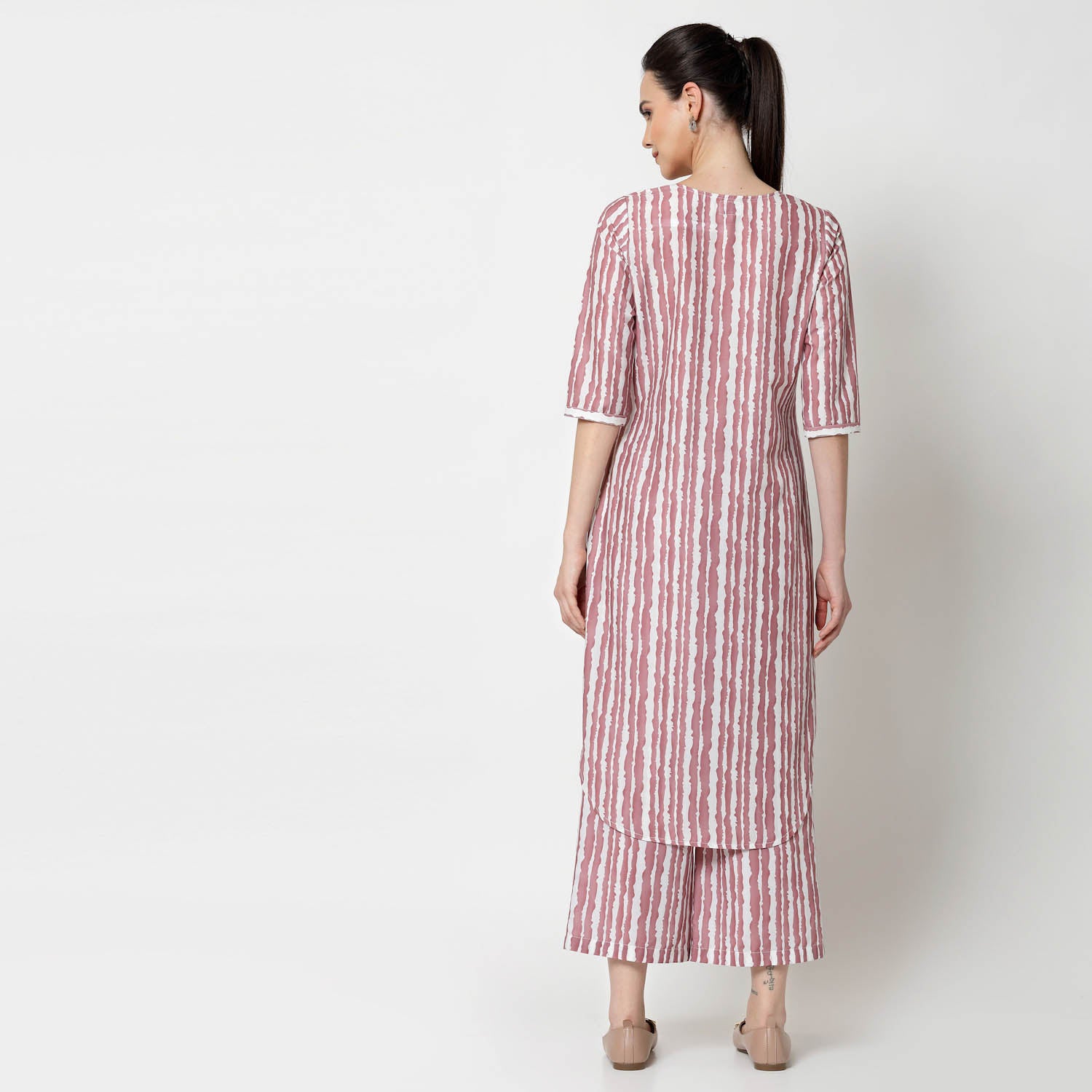 Buy Pink Stripe Tunic for Women-3