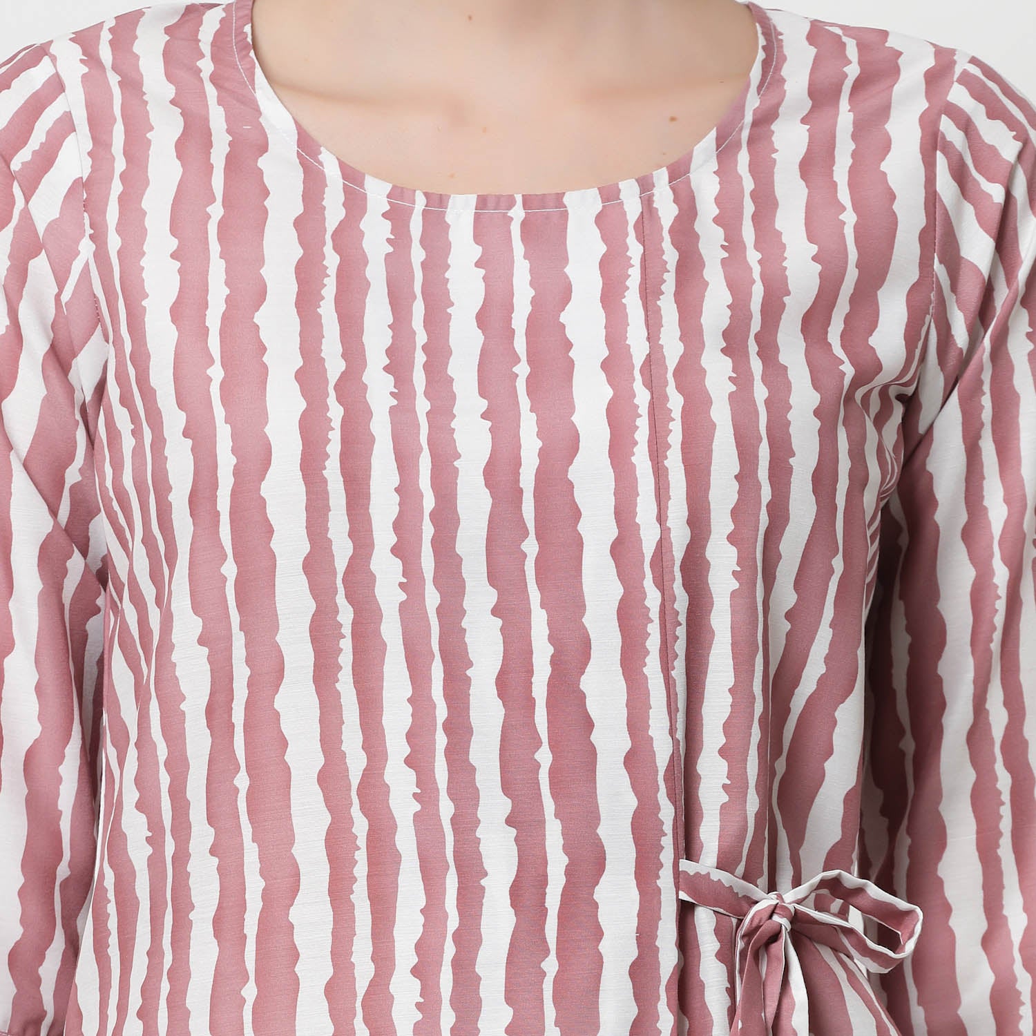 Buy Pink Stripe Tunic for Women-5
