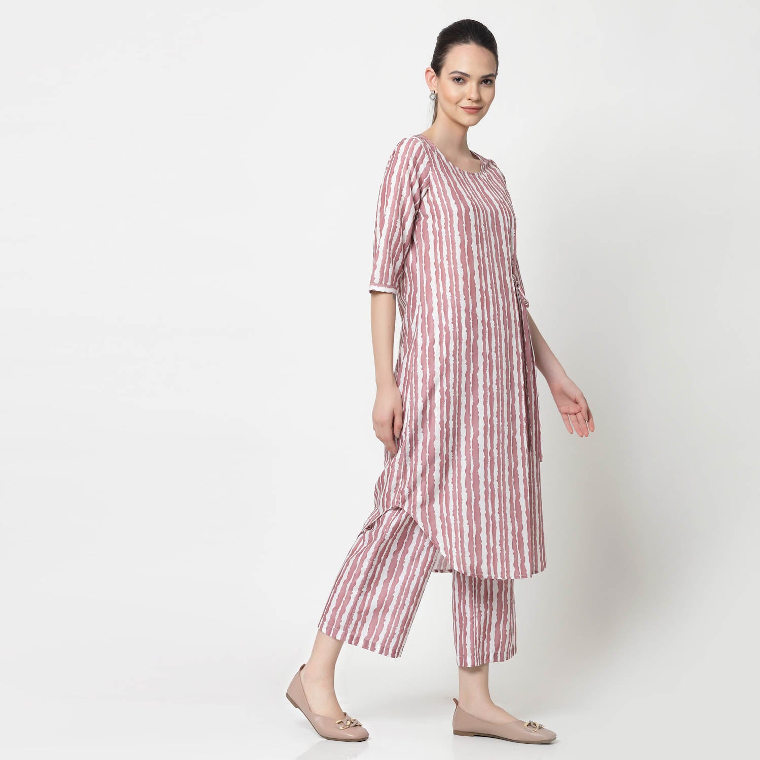 Buy Pink Stripe Tunic for Women-2