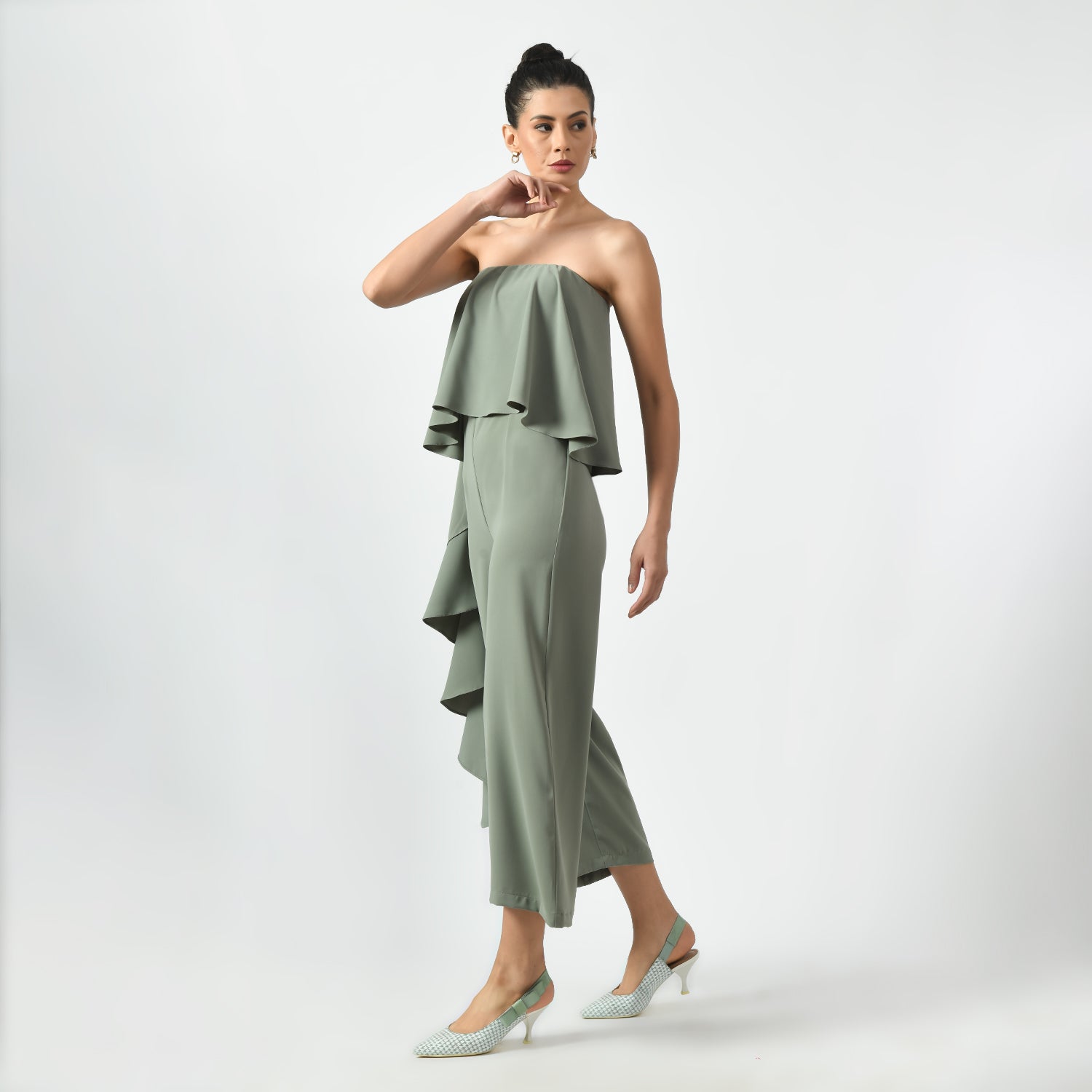 Jumpsuit Hijau Berhabuk