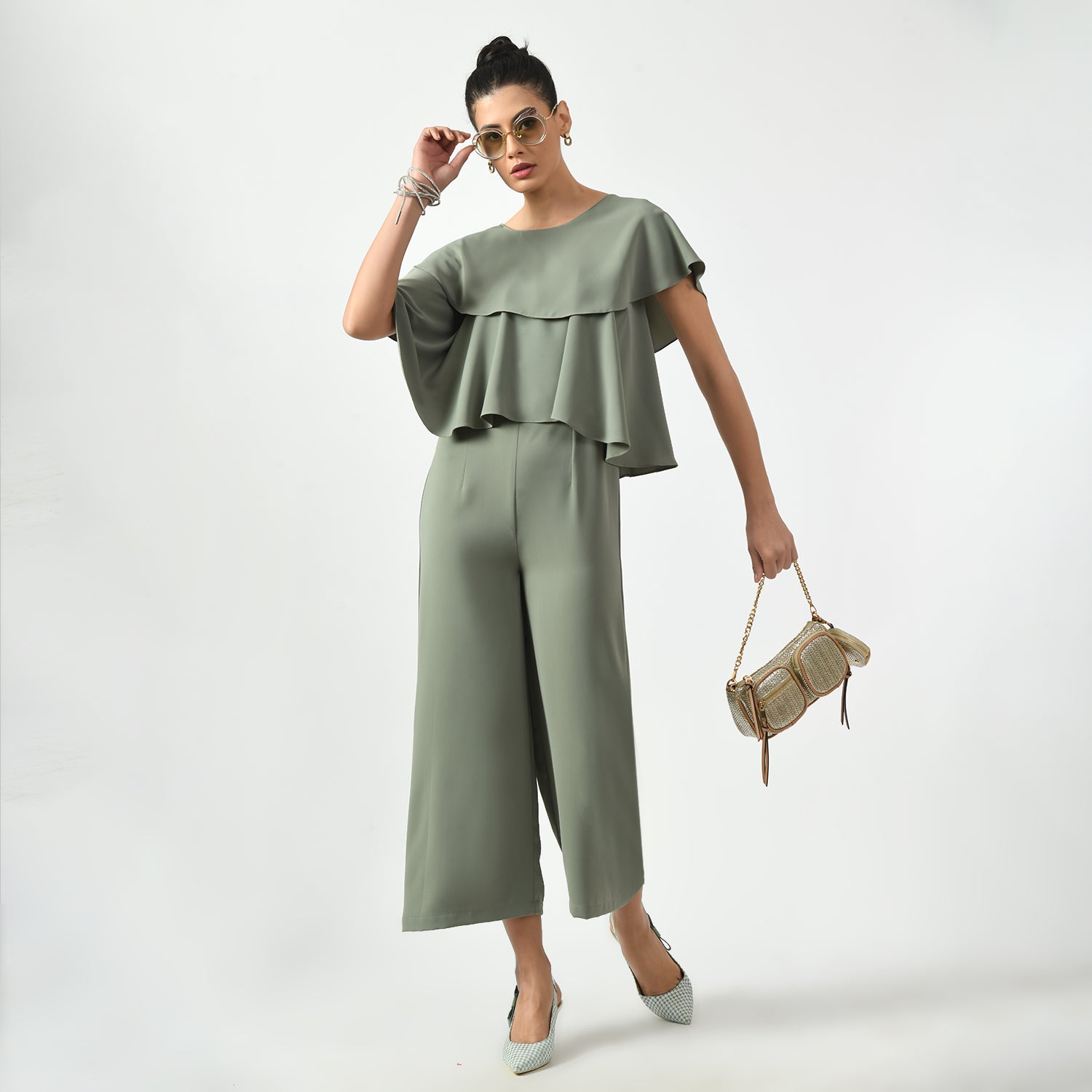 Jumpsuit Hijau Berhabuk
