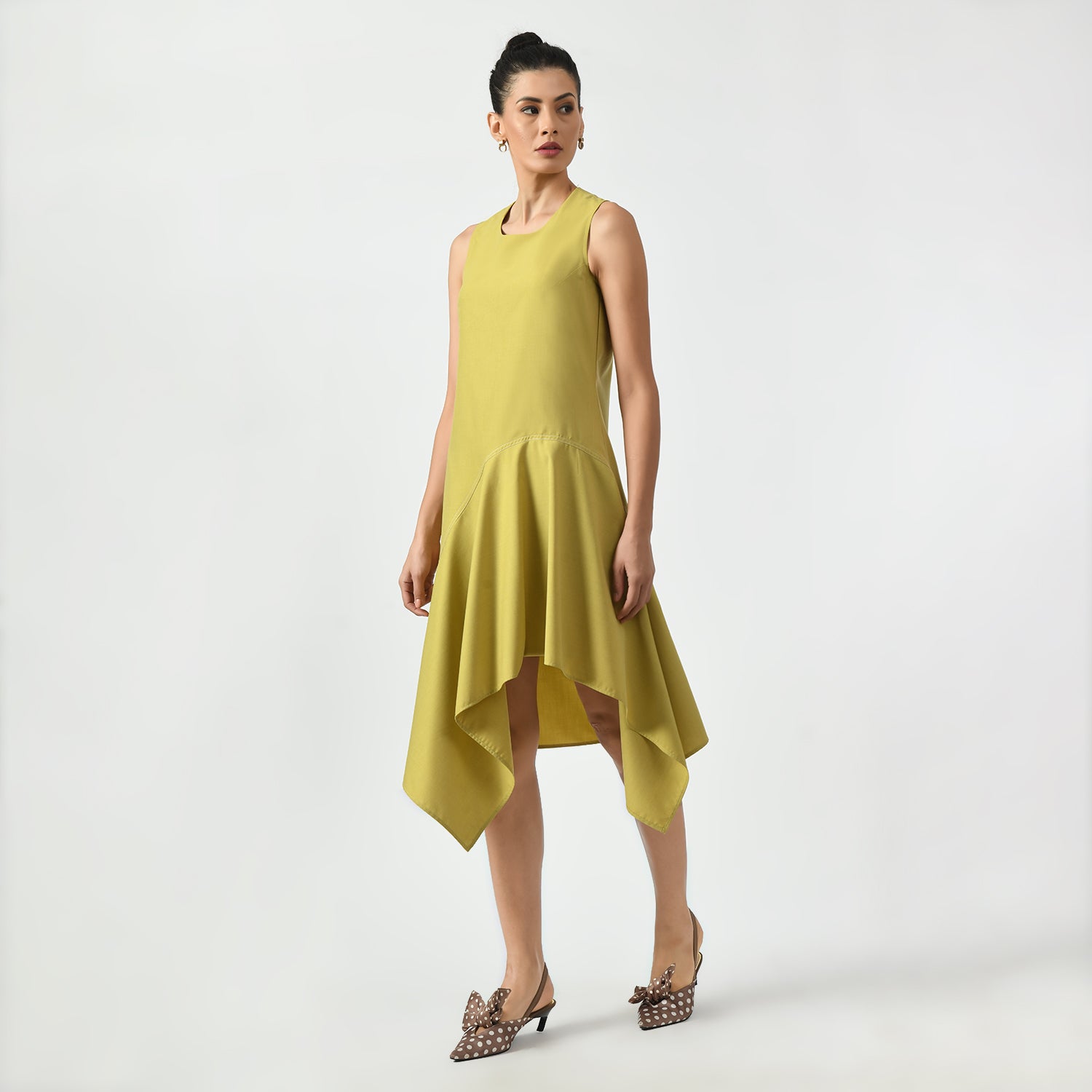 Mustard Asymetrical Dress