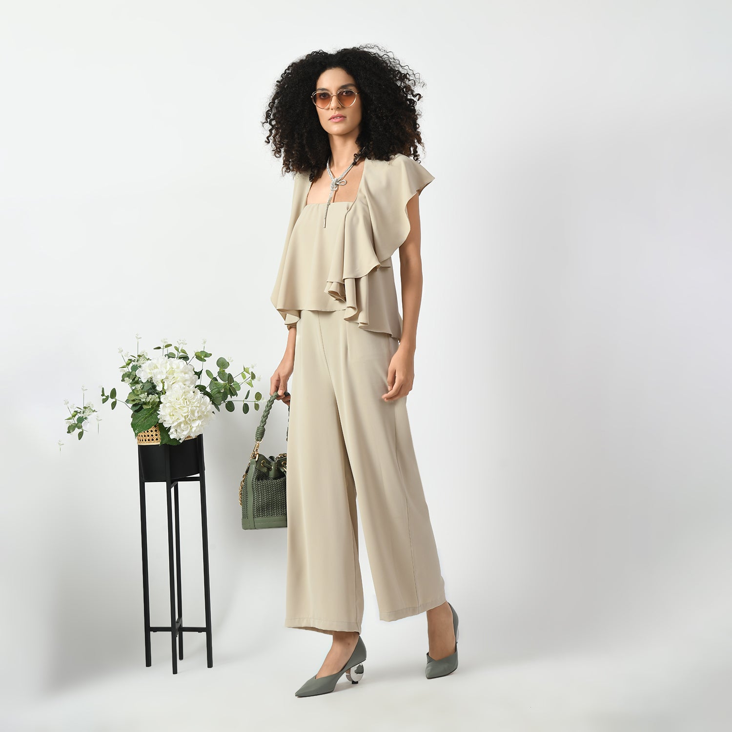 Light Beige Jumpsuit