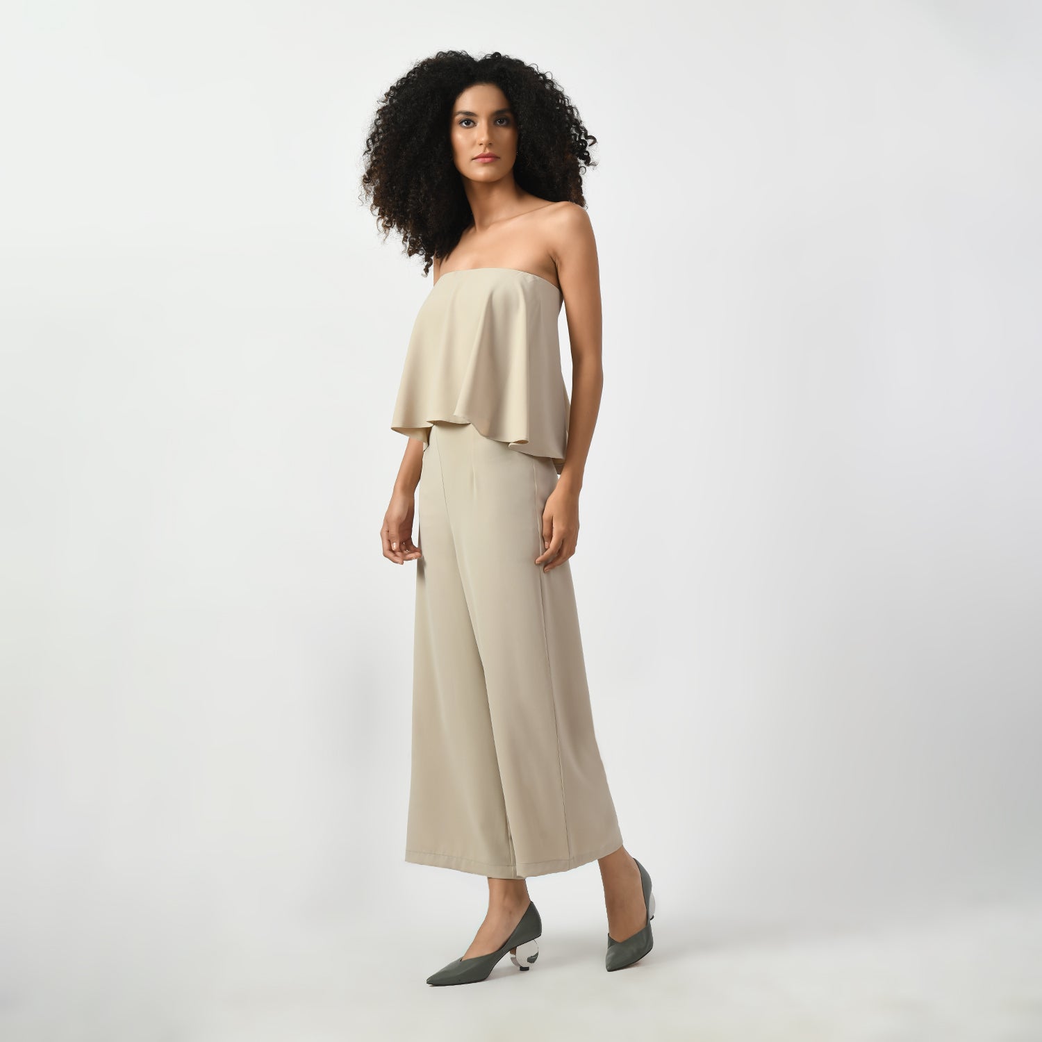 Jumpsuit Beige Cahaya