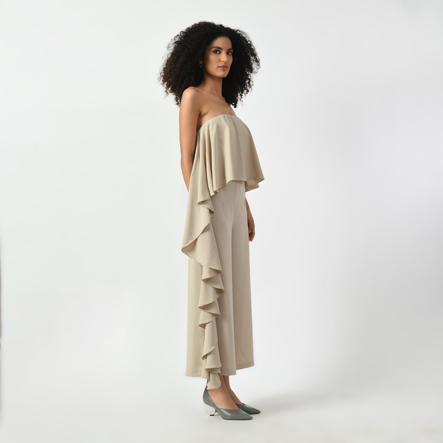 Jumpsuit Beige Cahaya