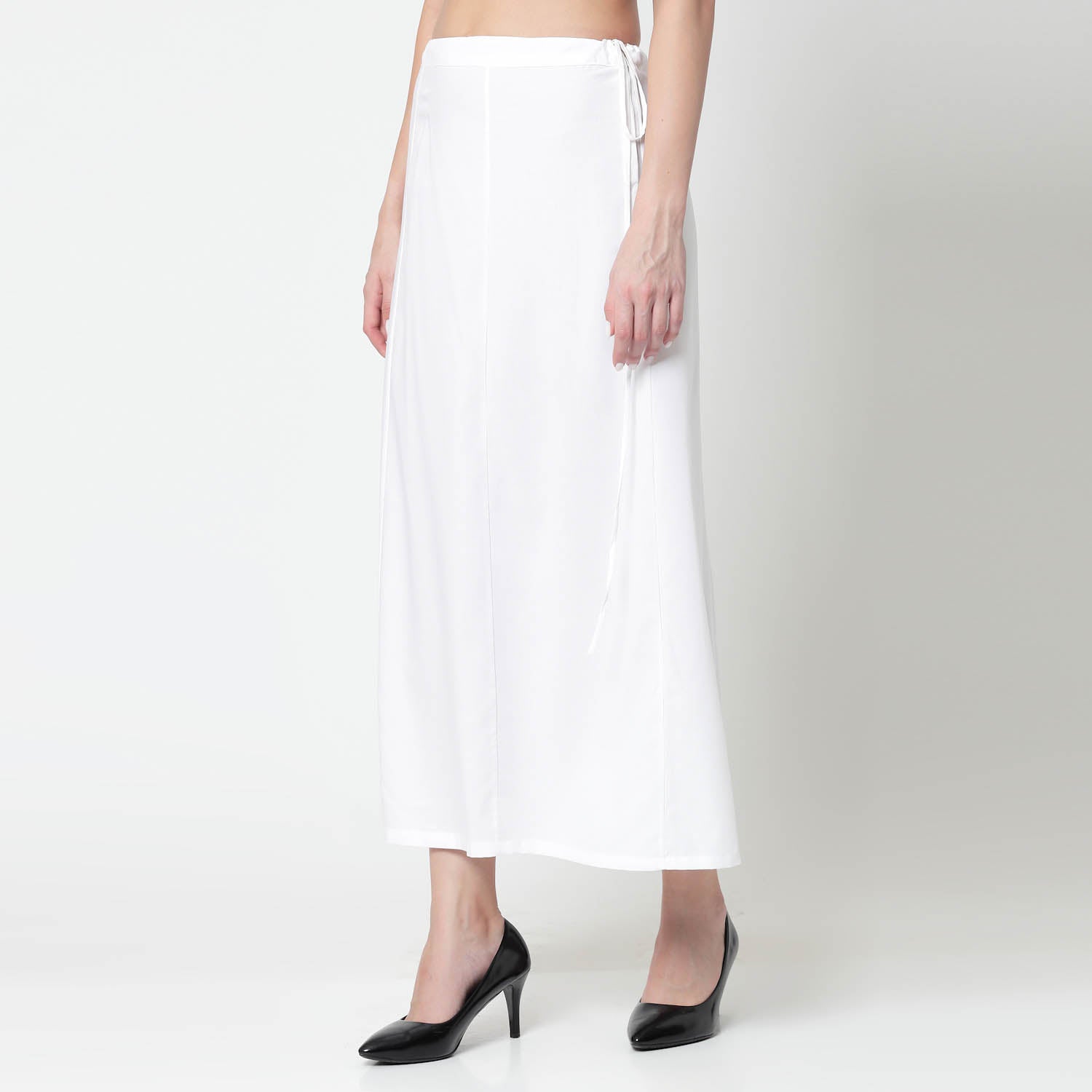 White Petticoat, Comfortable Petticoats for Sarees - Office Ready Essentials