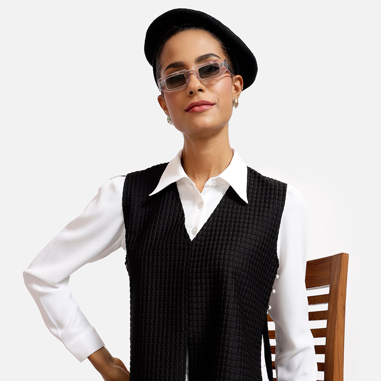 Office Wear White Shirt for Women-6