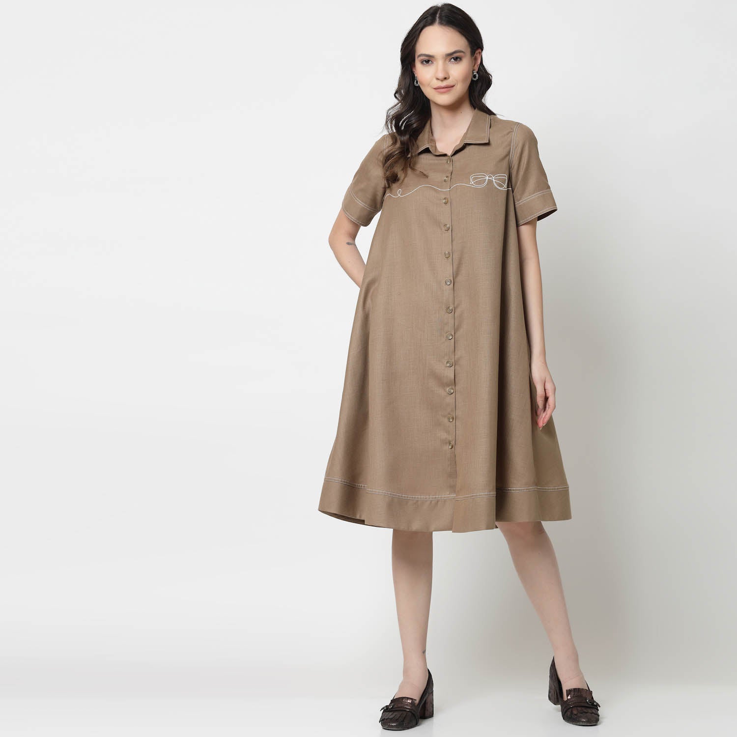 Buy Dark Beige Dresses for Female