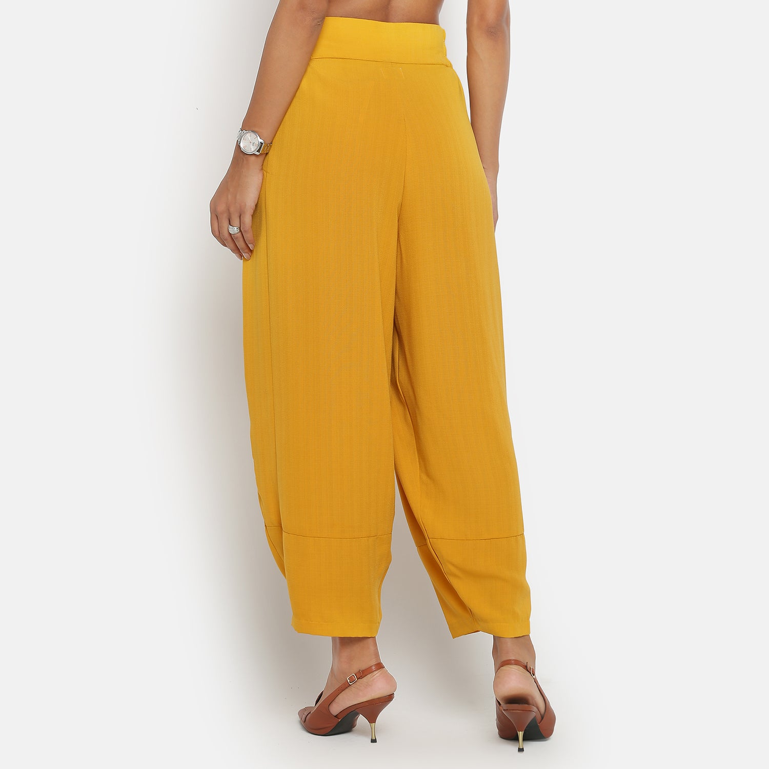 Yellow Salwar Stylish Plazzo for Women-1