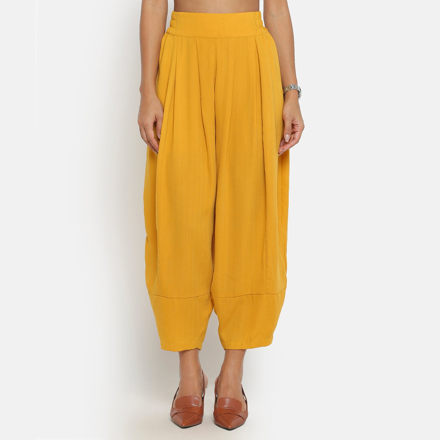 Yellow Salwar Stylish Plazzo for Women