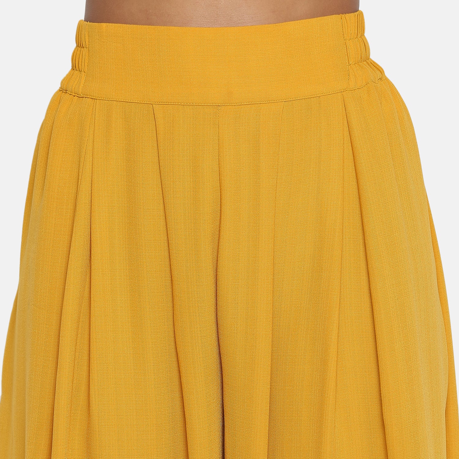 Yellow Salwar Stylish Plazzo for Women-4
