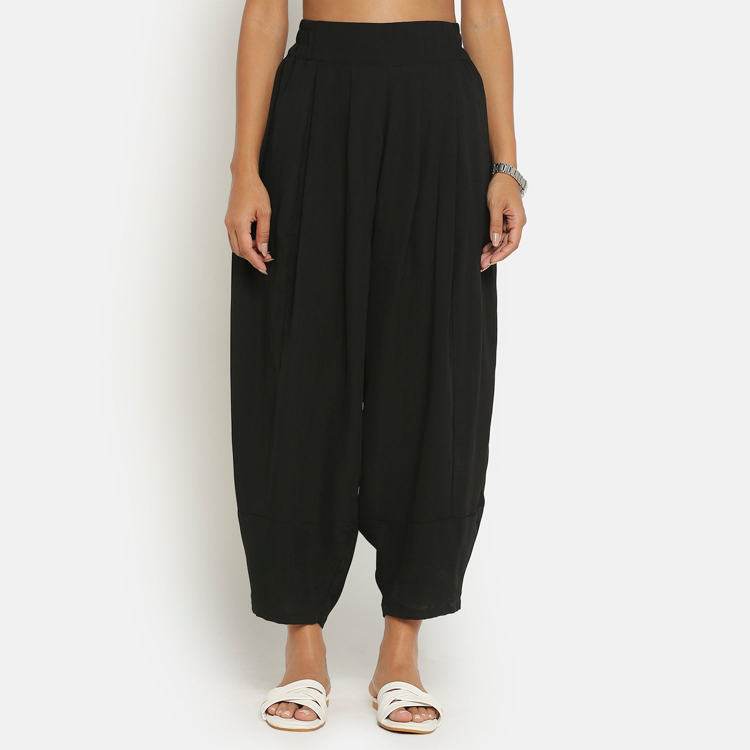 Black Salwar Style Plazzo for Women's Wear