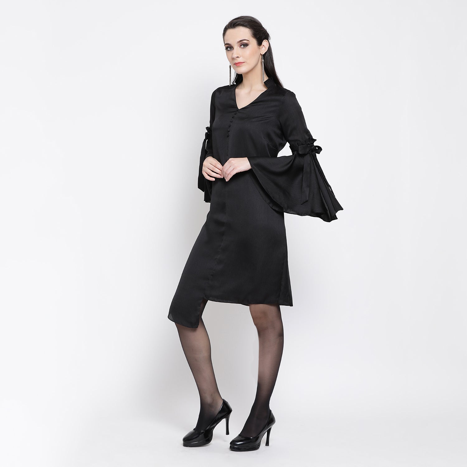 Buy Black Tunic for Female Officewear-2