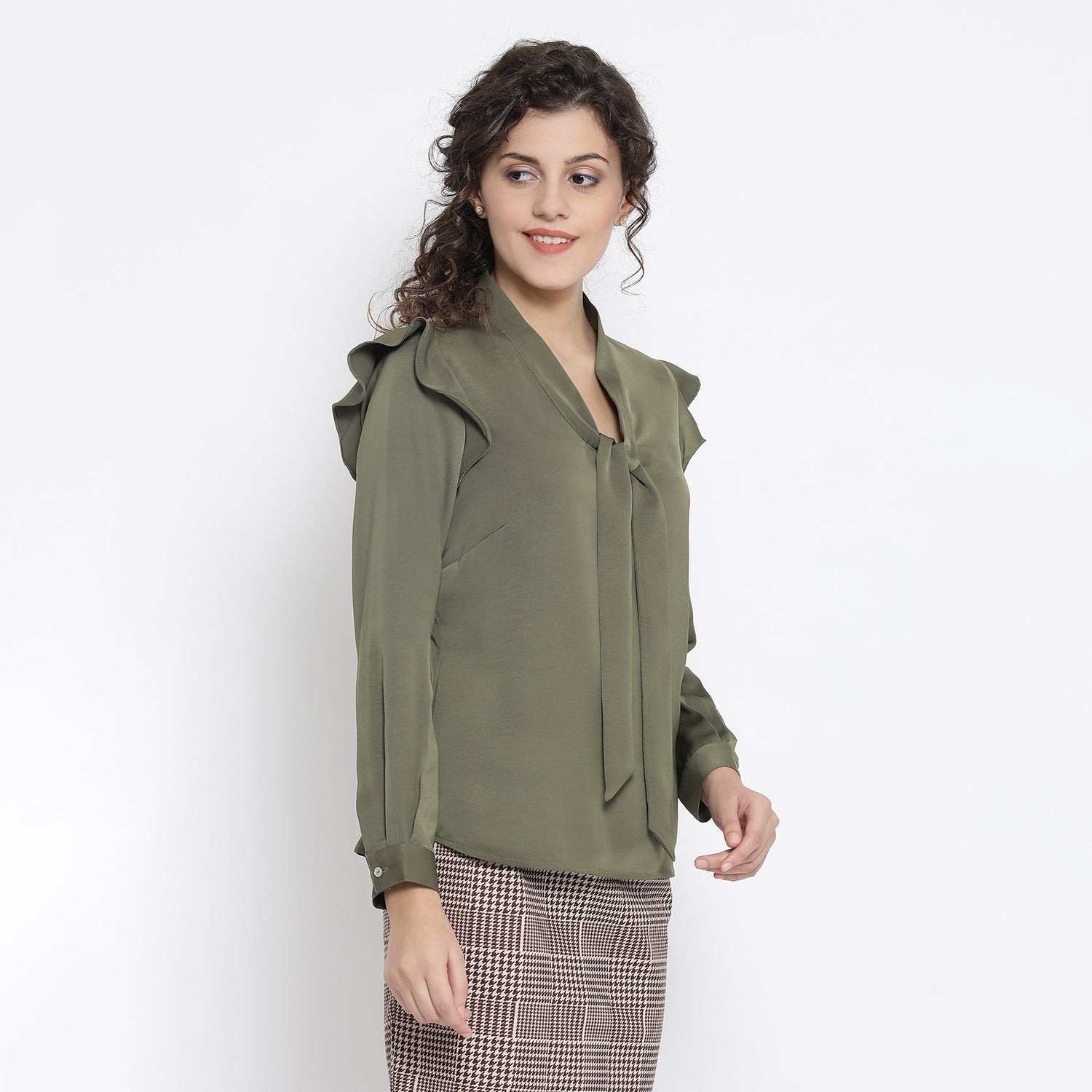 Buy Olive Green Top for Women-1