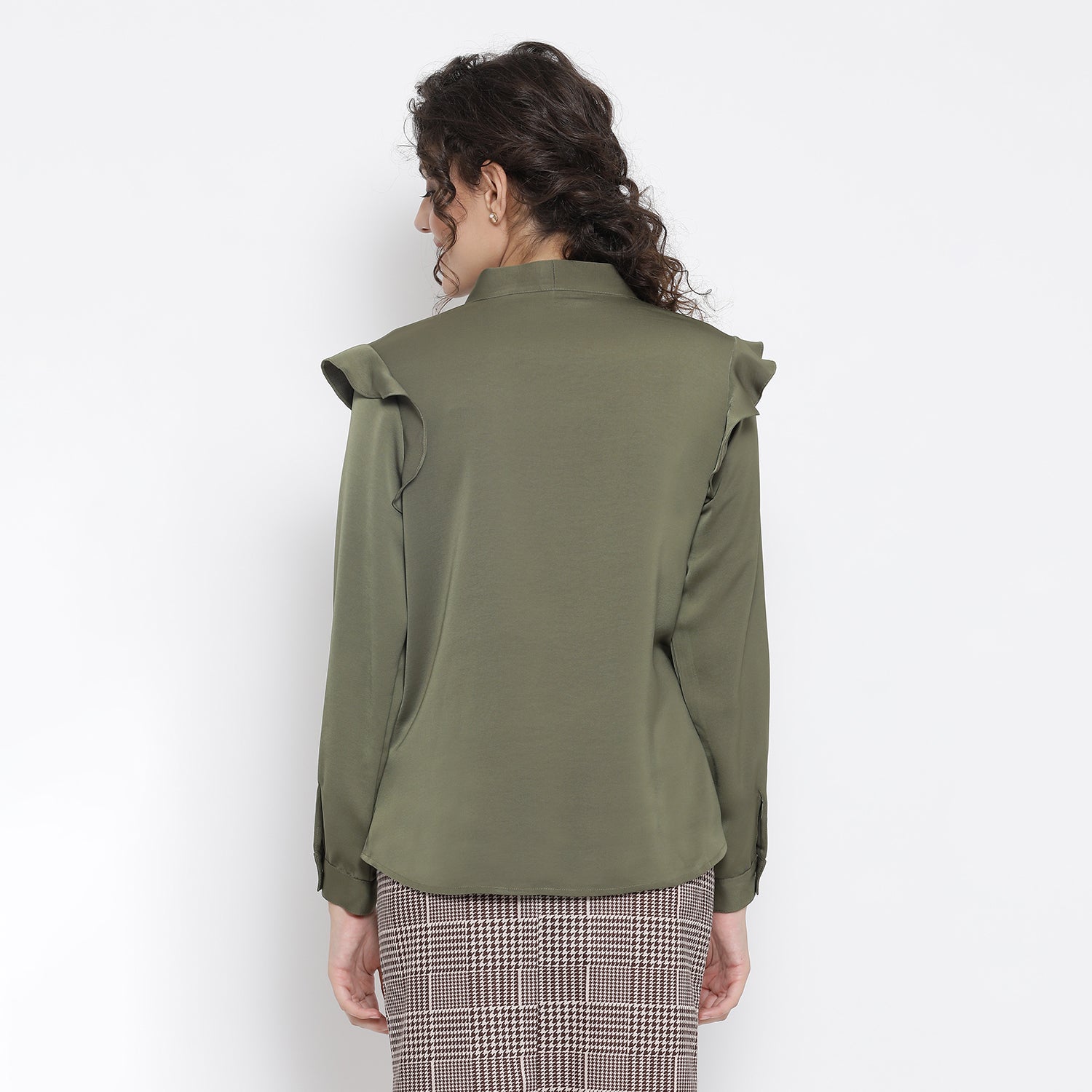 Buy Olive Green Top for Women-2