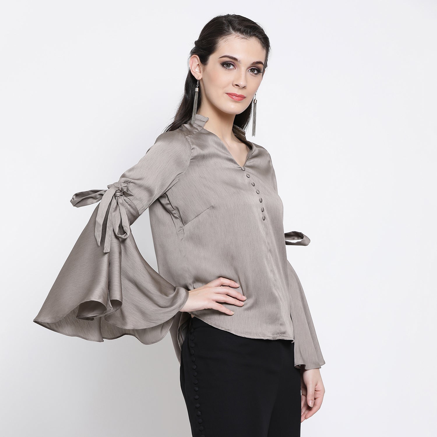 Buy Grey Top for Women Online-3