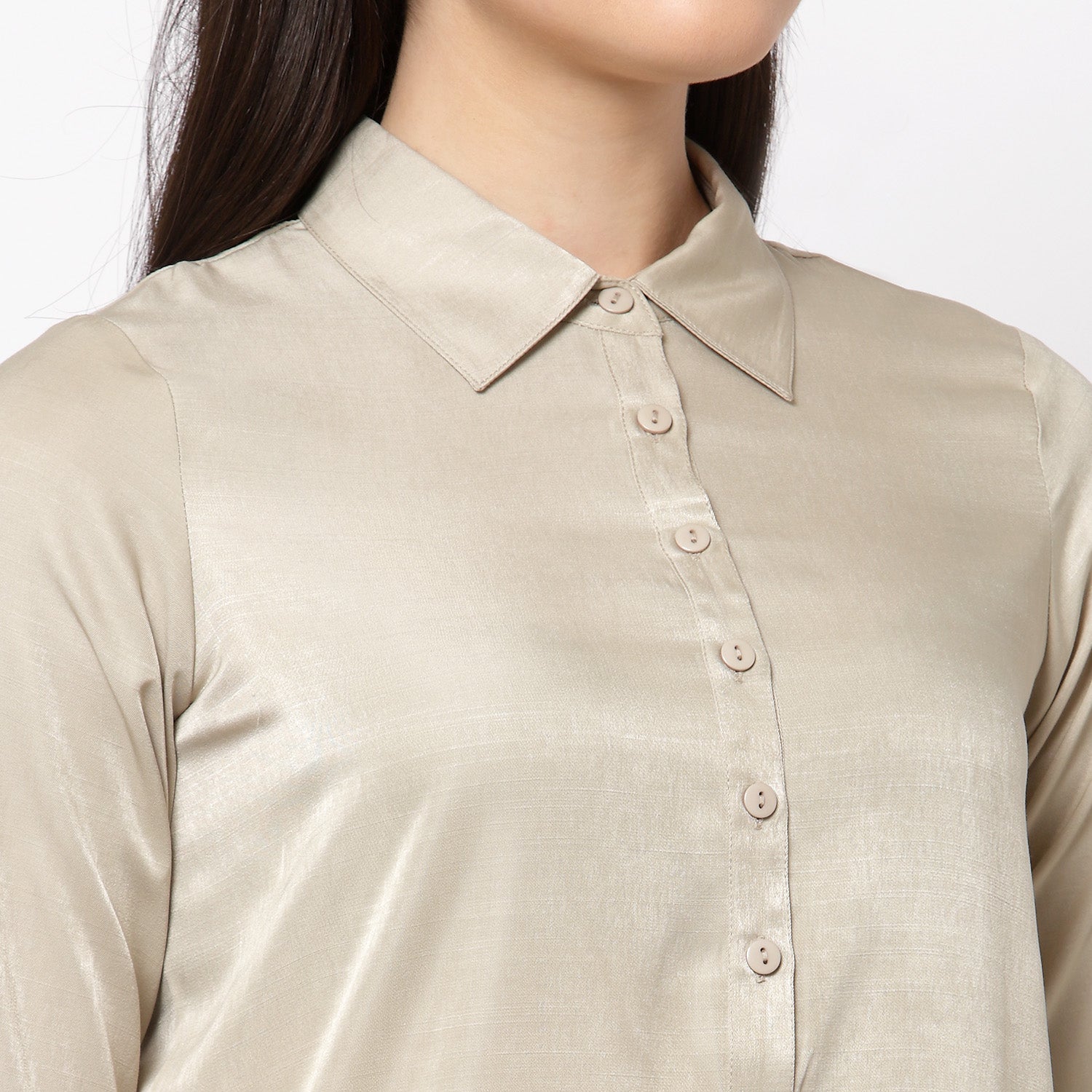 Buy Beige Flap Wear Tunic for Women-2