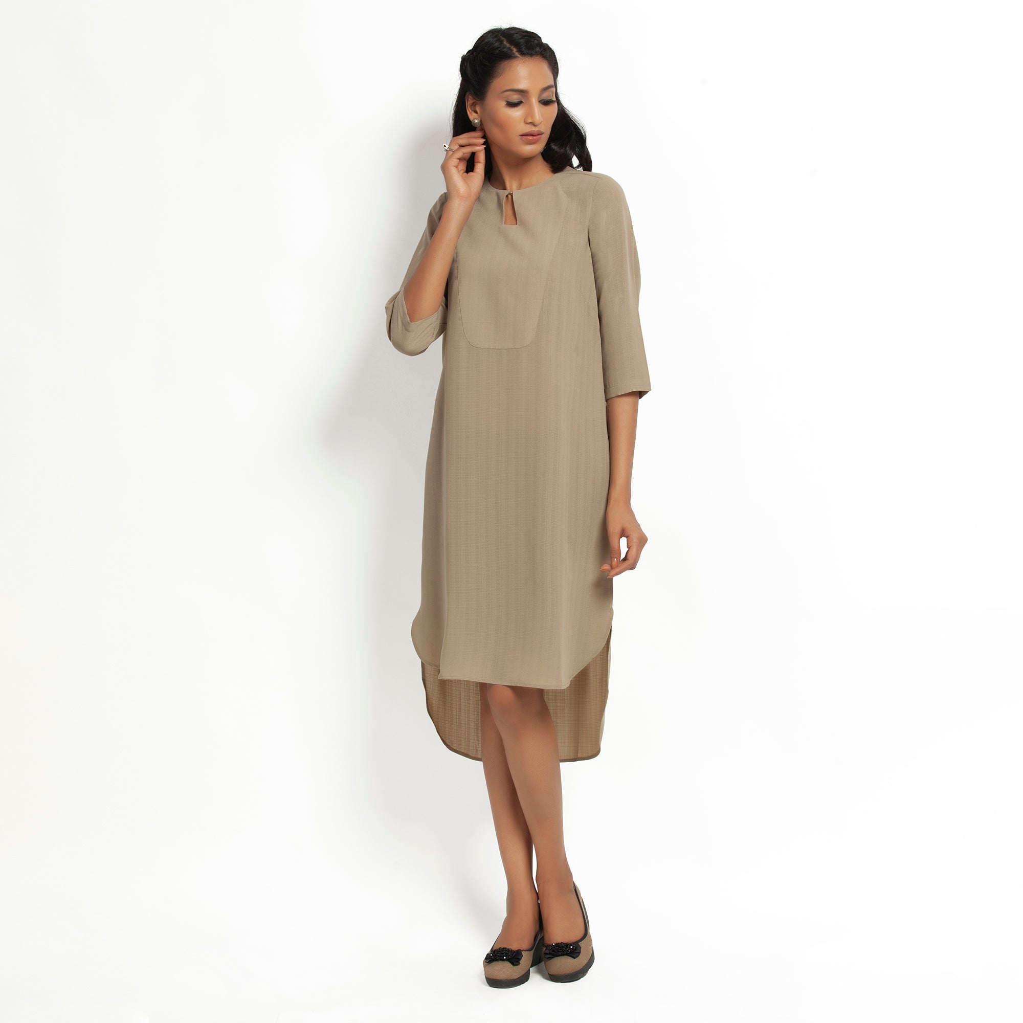 Buy Workwear Beige Tunic for Women
