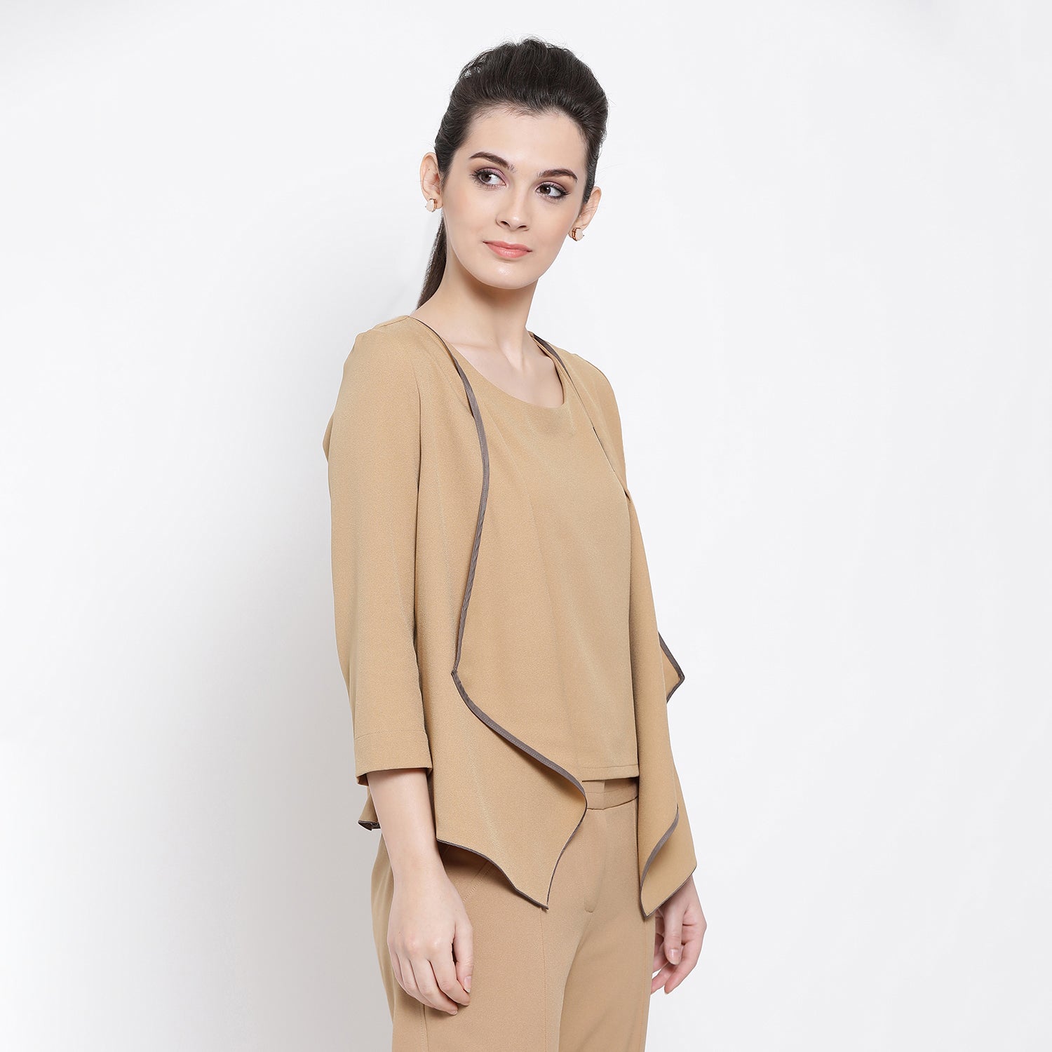 Buy Beige Jacket for Women-1