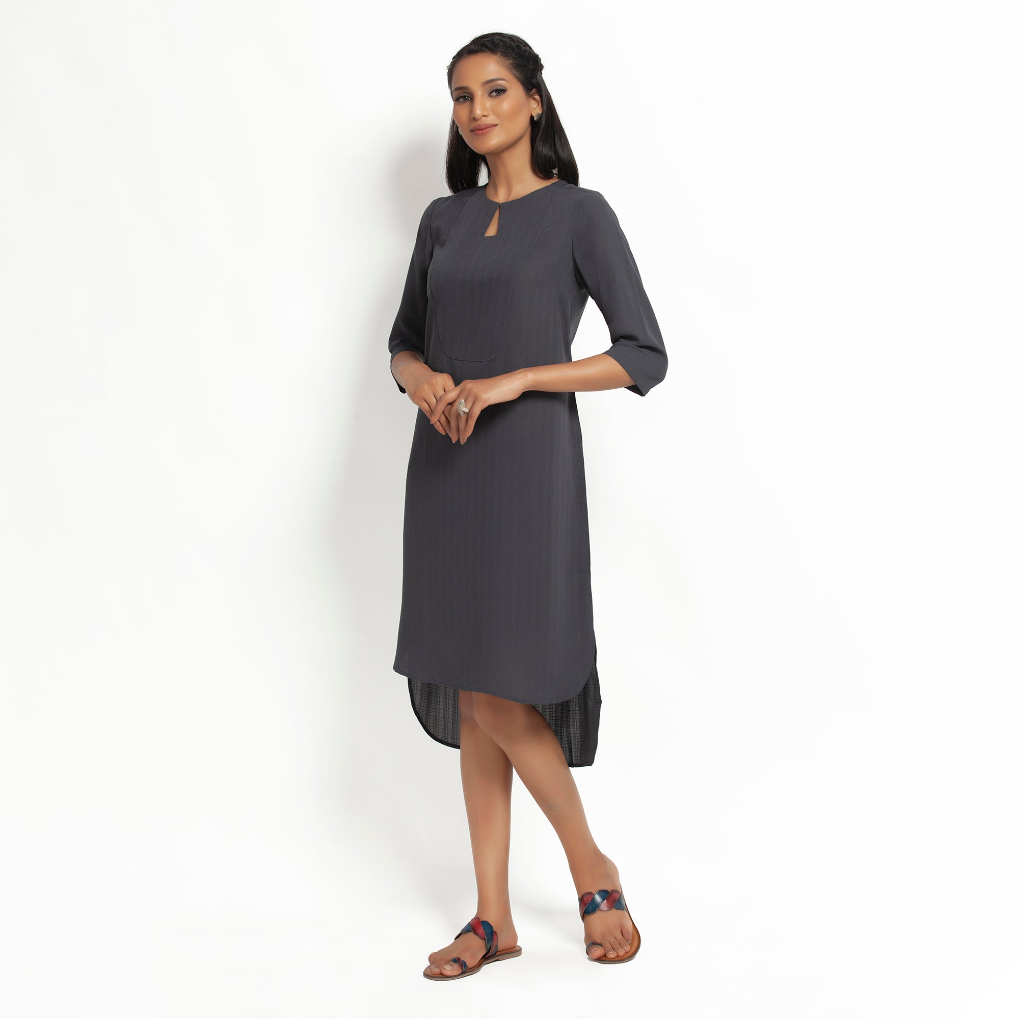 Buy Dark Grey Tunic for Women-2