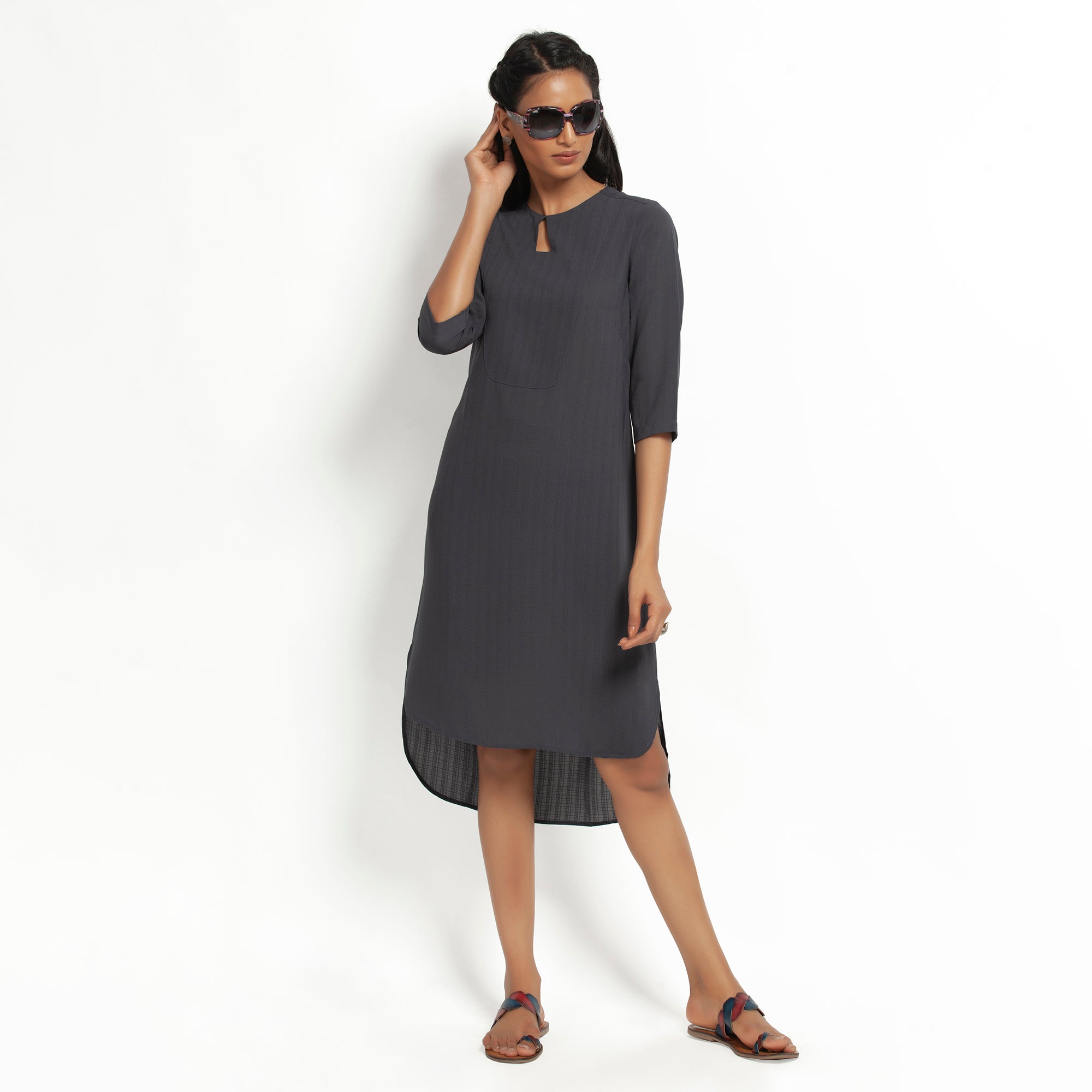 Buy Dark Grey Tunic for Women-4