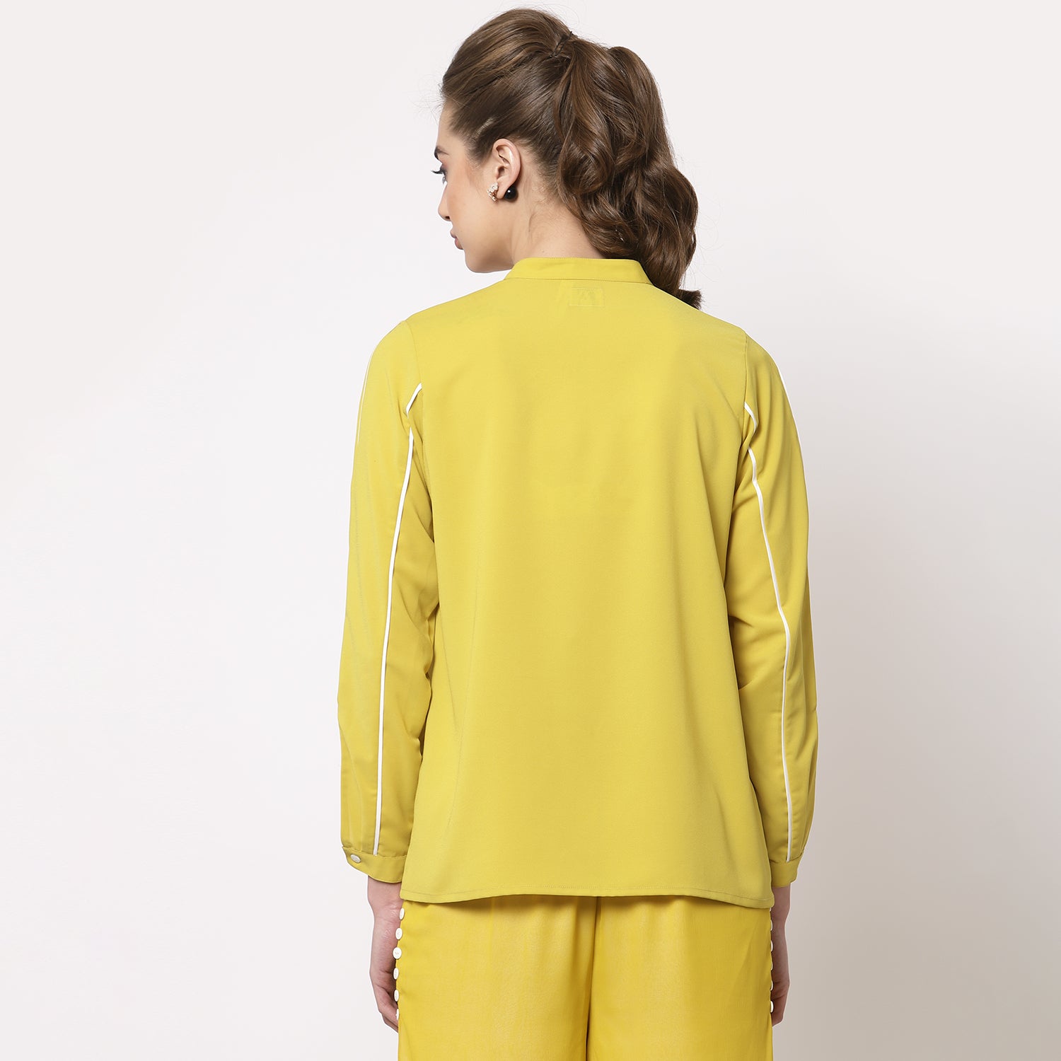 Buy Yellow Top for Women Office Wear-3